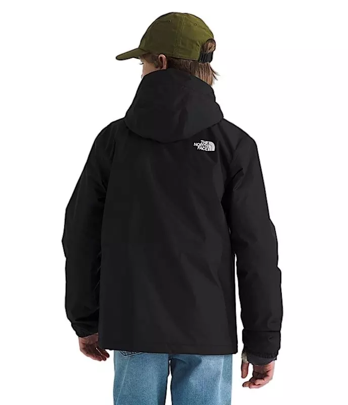 The North Face Big Boys' Warm Antora Rain Jacket - Black - BLACK