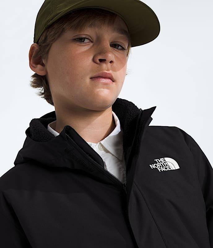 The North Face Warm Antora Big Boys' Black Rain Jacket