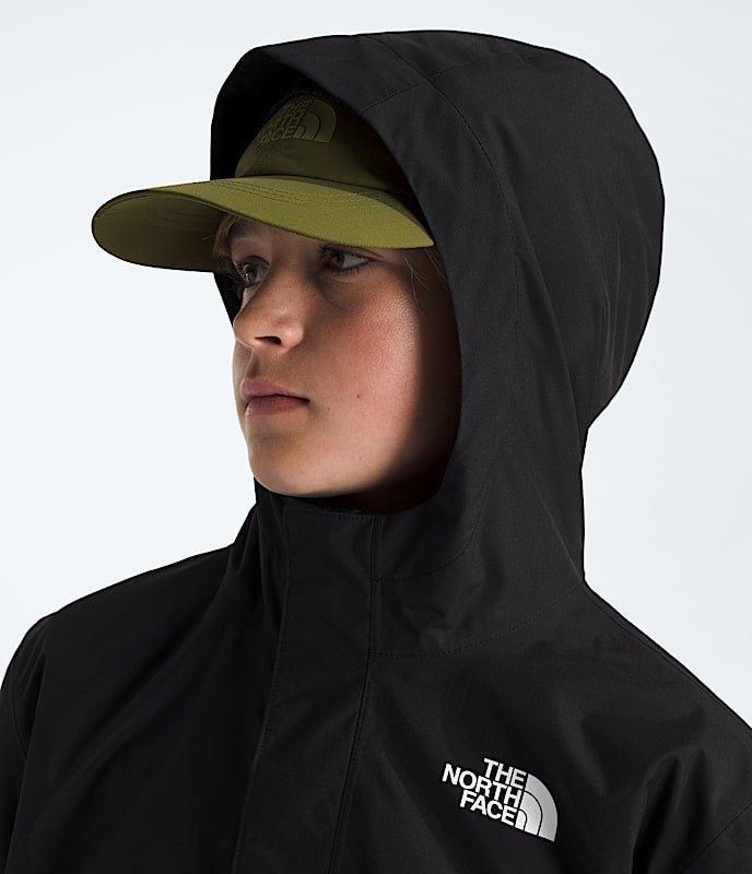 The North Face Warm Antora Big Boys' Black Rain Jacket