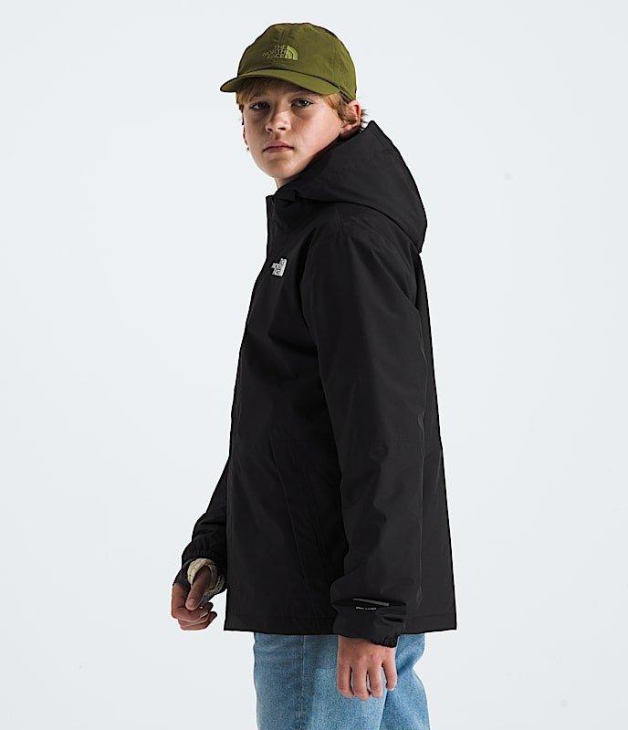 The North Face Warm Antora Big Boys' Black Rain Jacket