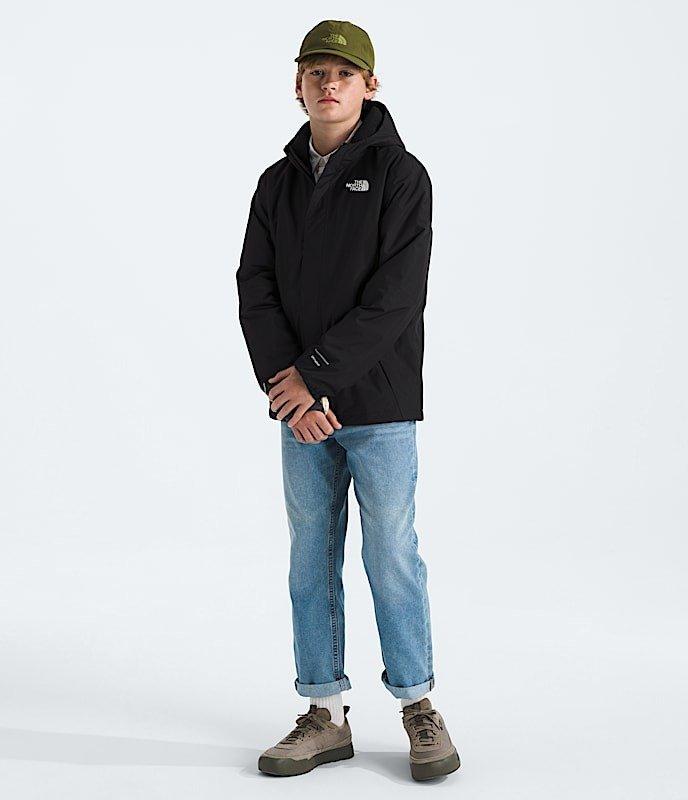 The North Face Warm Antora Big Boys' Black Rain Jacket