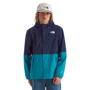 The North Face Big Boys' Warm Antora Rain Jacket - Navy/Turquoise