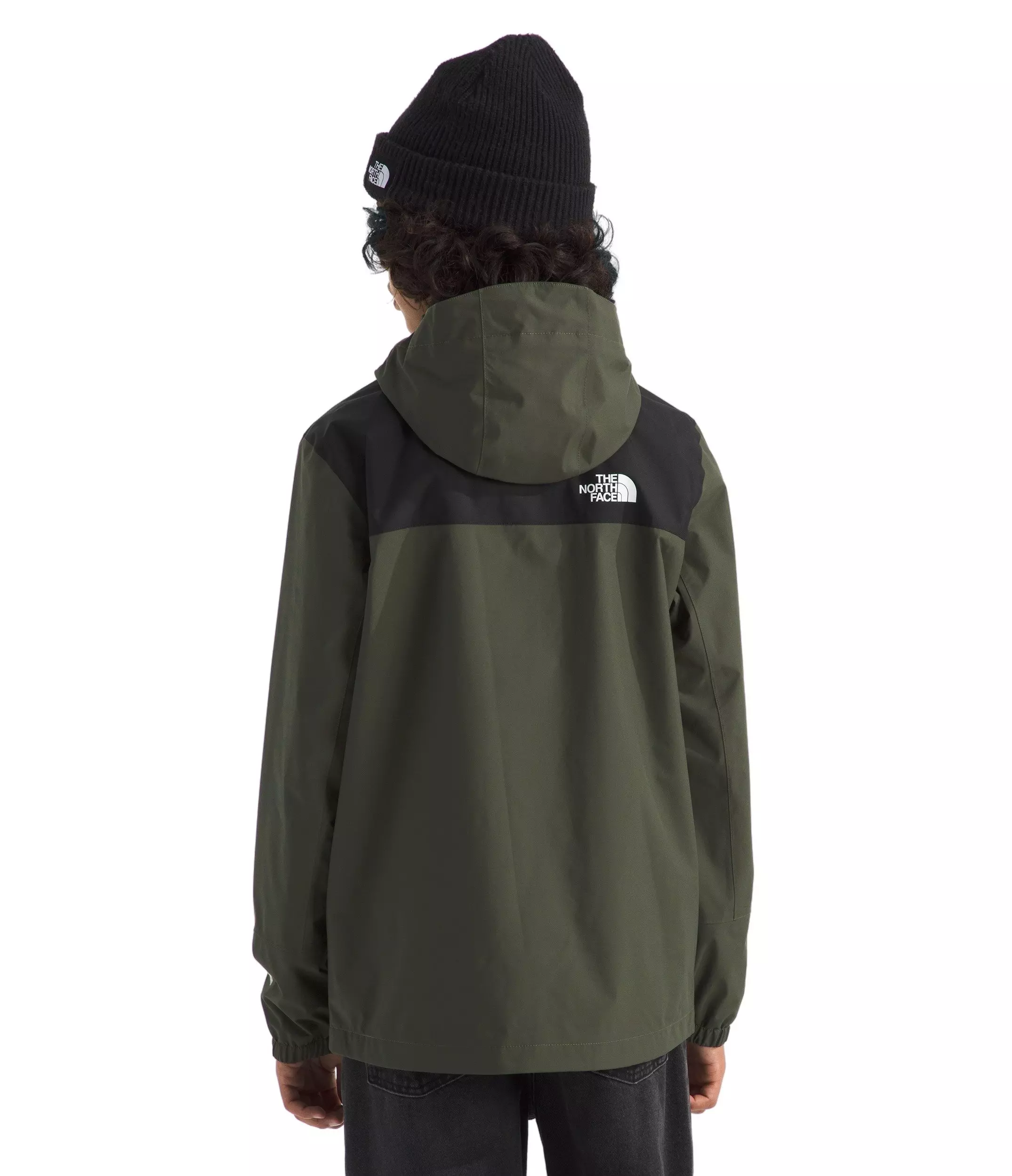 The North Face Big Kids' Antora Rain Jacket - Dark Green - DARK GREEN
