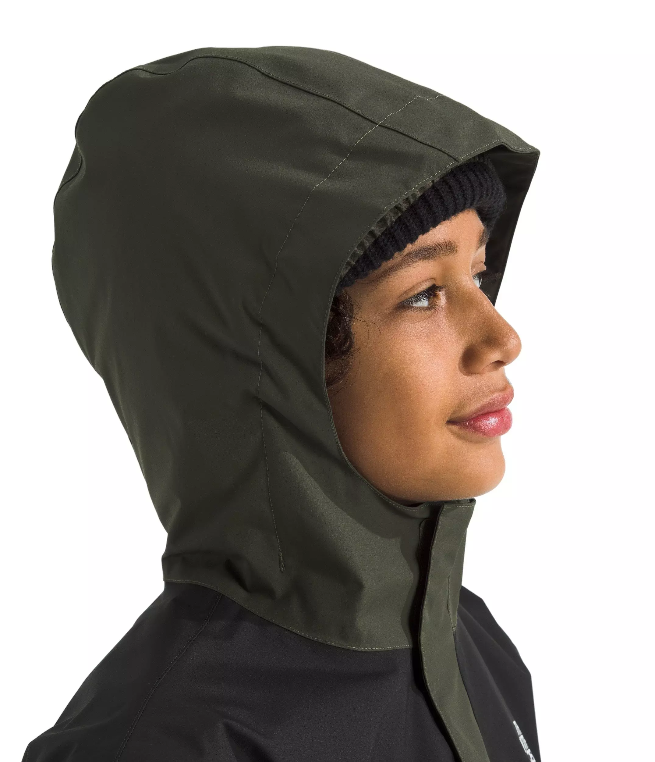The North Face Big Kids' Antora Rain Jacket - Dark Green - DARK GREEN