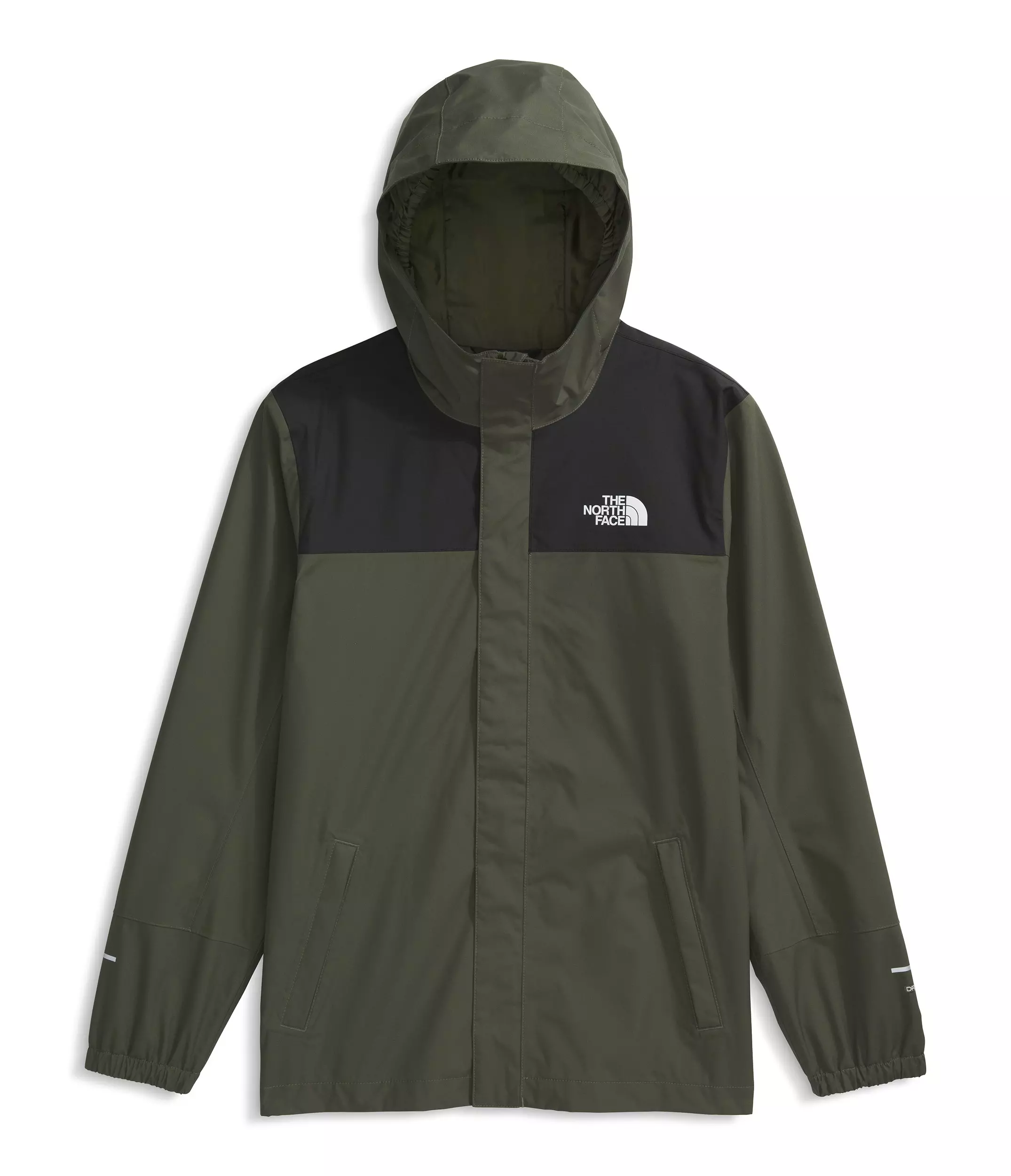 The North Face Big Kids' Antora Rain Jacket - Dark Green - DARK GREEN