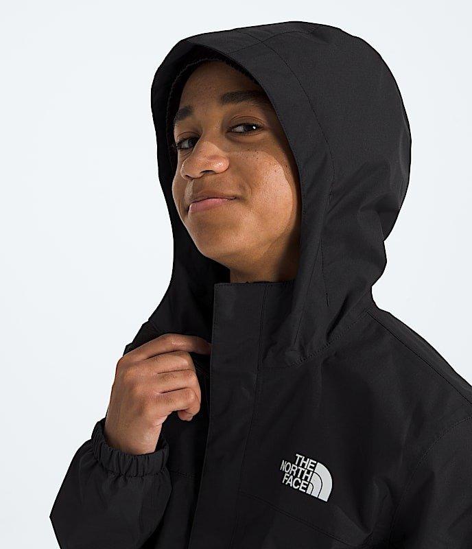 The North Face Antora Big Kids' Black Rain Jacket