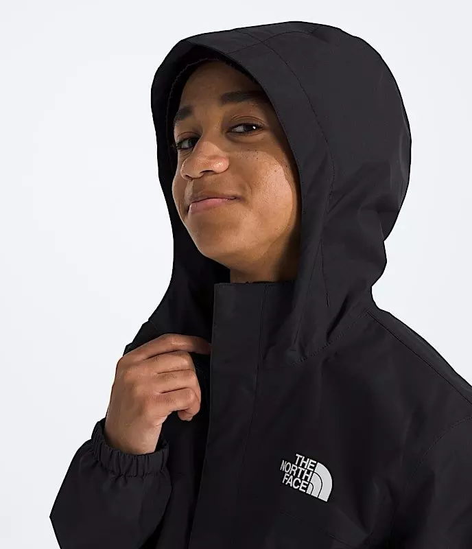 The North Face Big Kids' Antora Rain Jacket - Black - BLACK