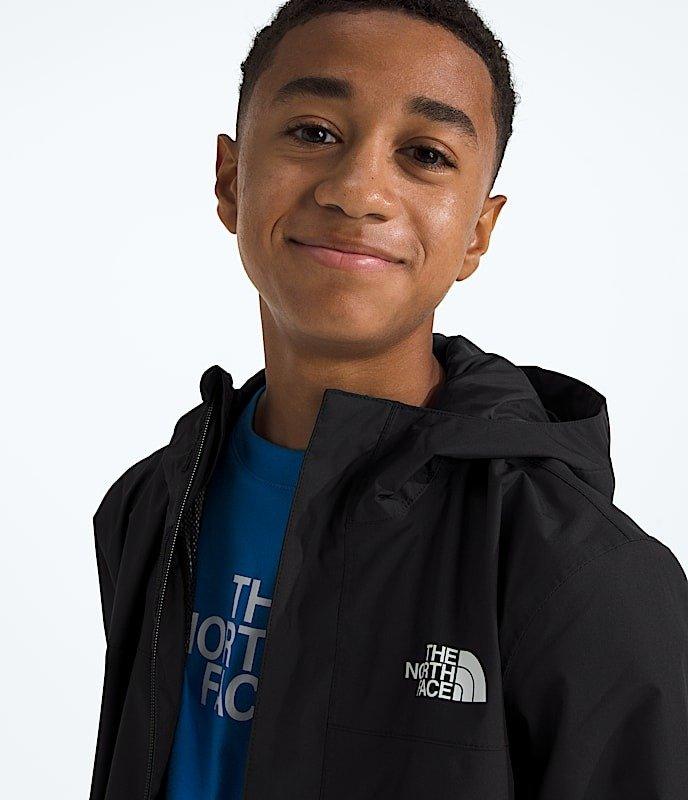 The North Face Antora Big Kids' Black Rain Jacket