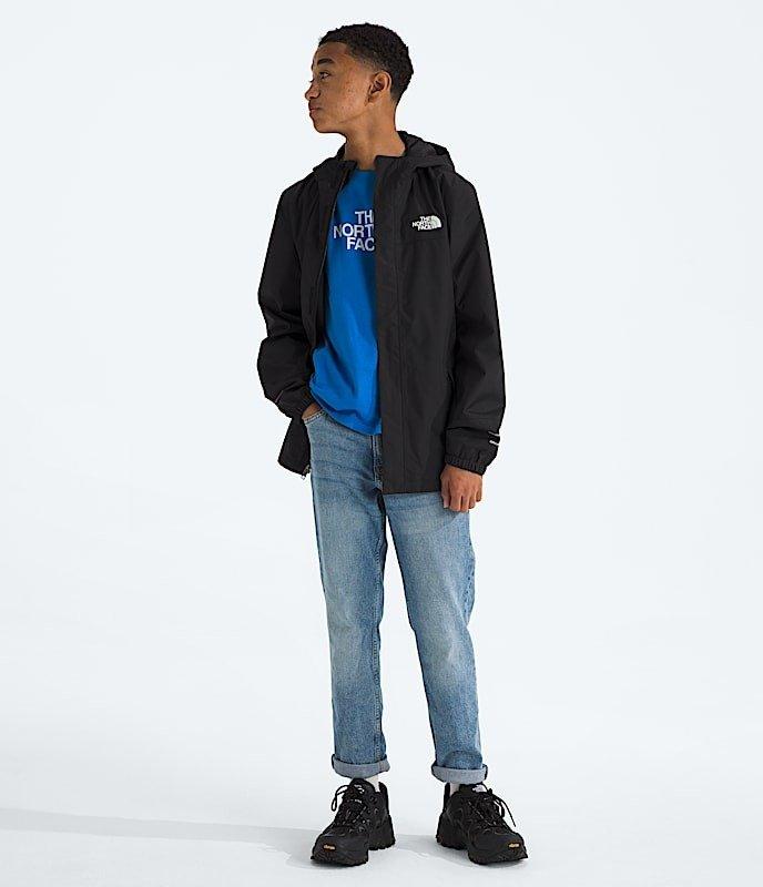 The North Face Antora Big Kids' Black Rain Jacket