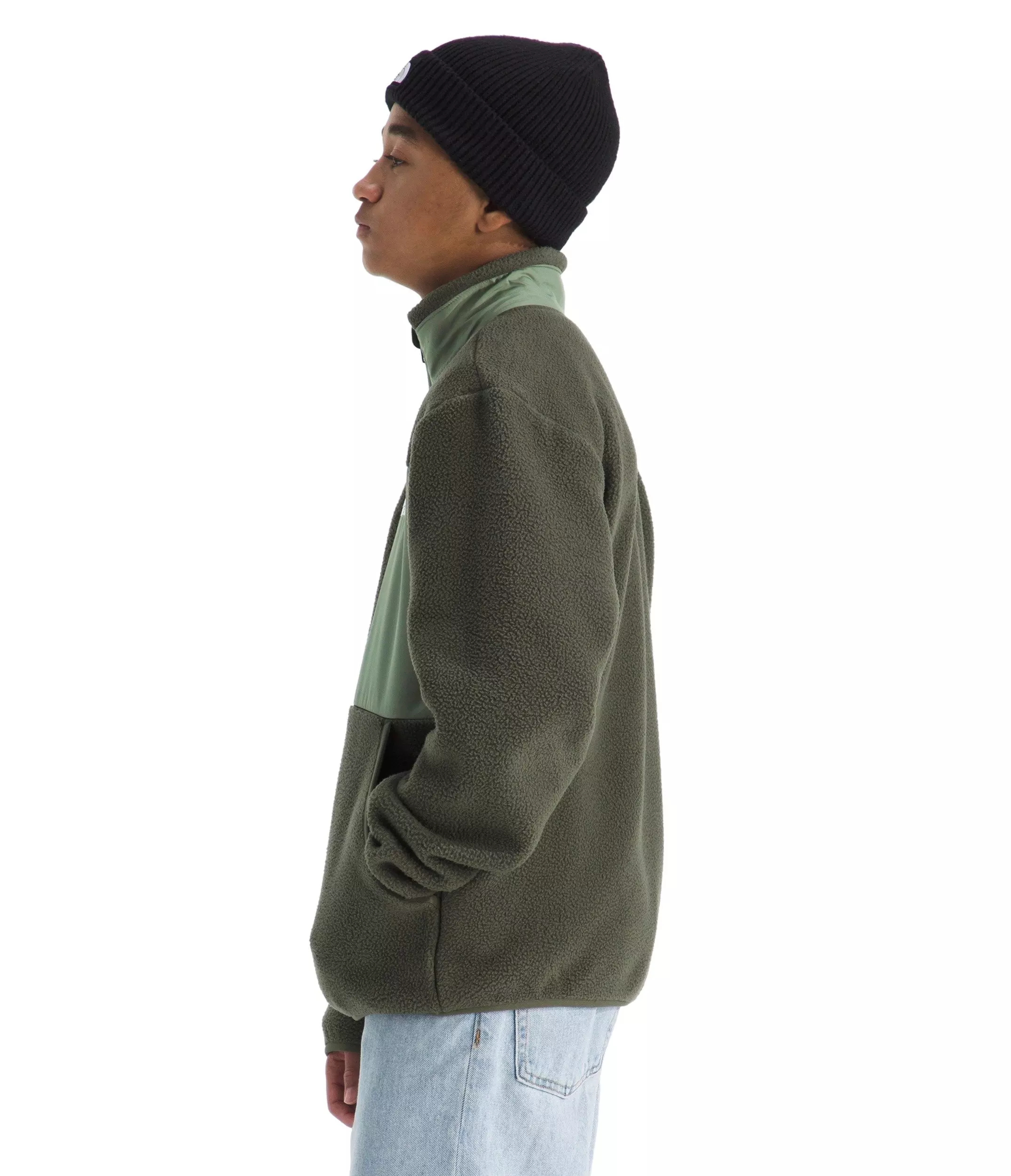 The North Face Big Boys' Yumiori Full-Zip Jacket - Dark Green - DARK GREEN