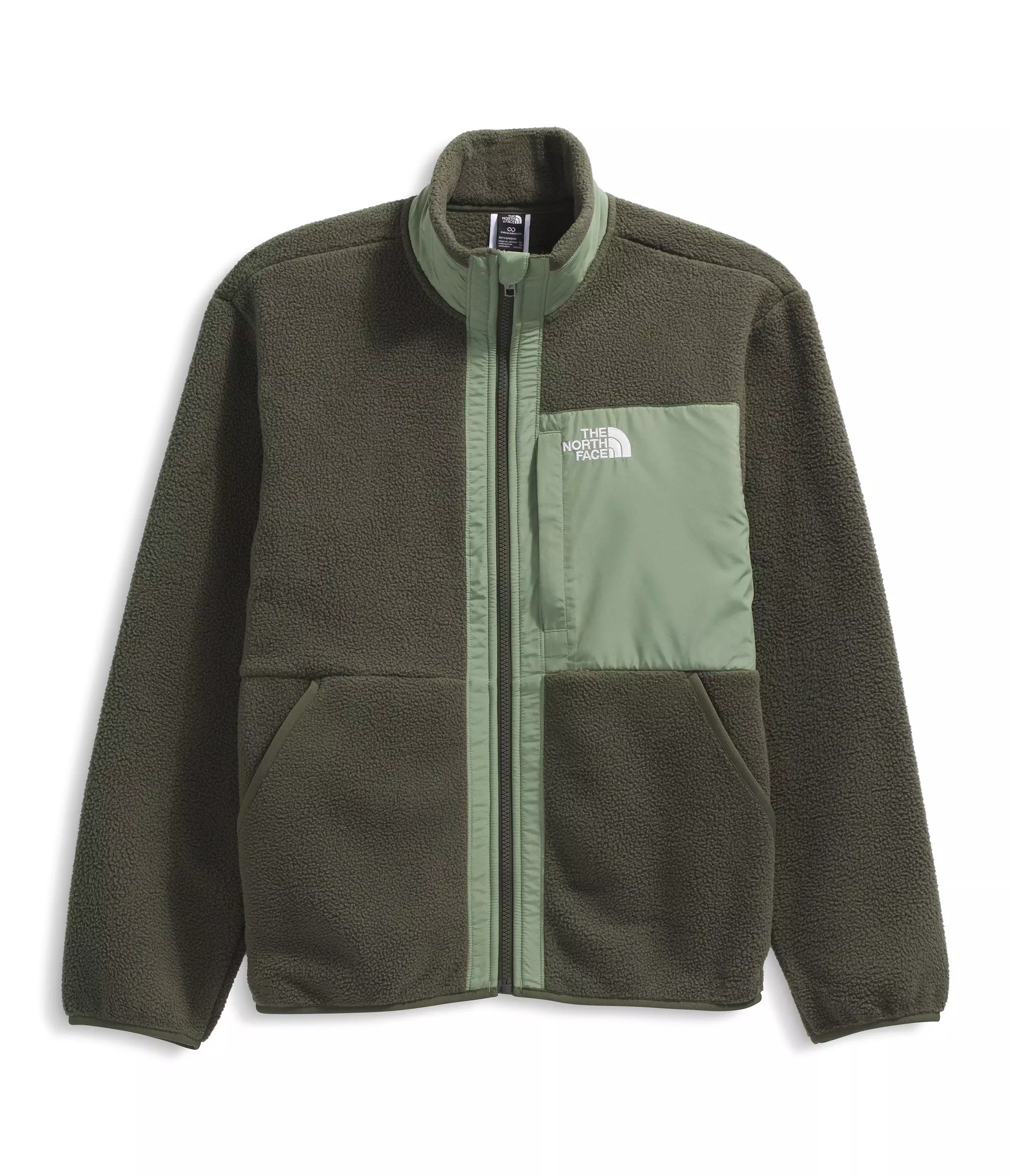 The North Face Big Boys' Yumiori Full-Zip Jacket - Dark Green - DARK GREEN