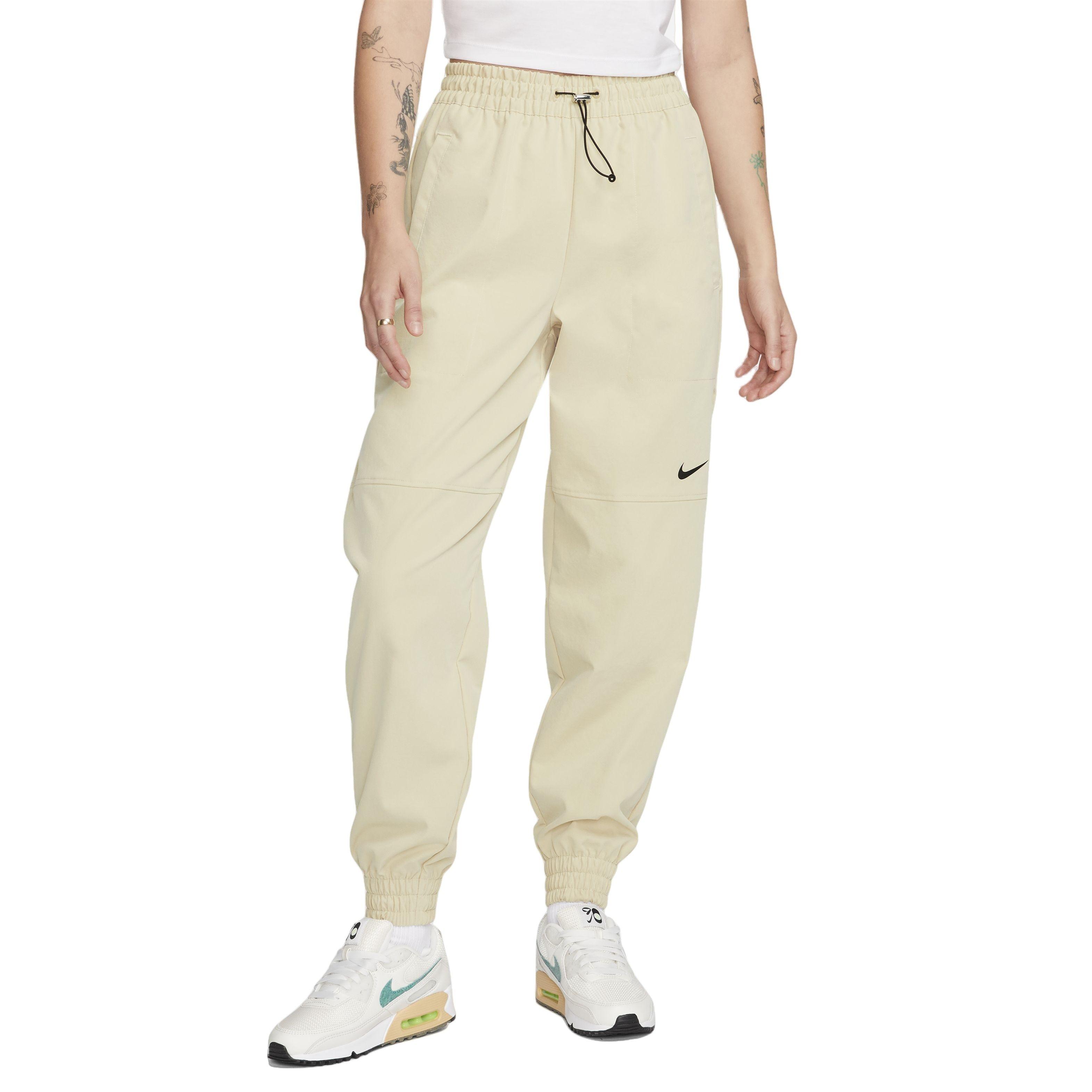 Nike Women's Sportswear Swoosh Woven Pants - GOLD Thumbnail View 1