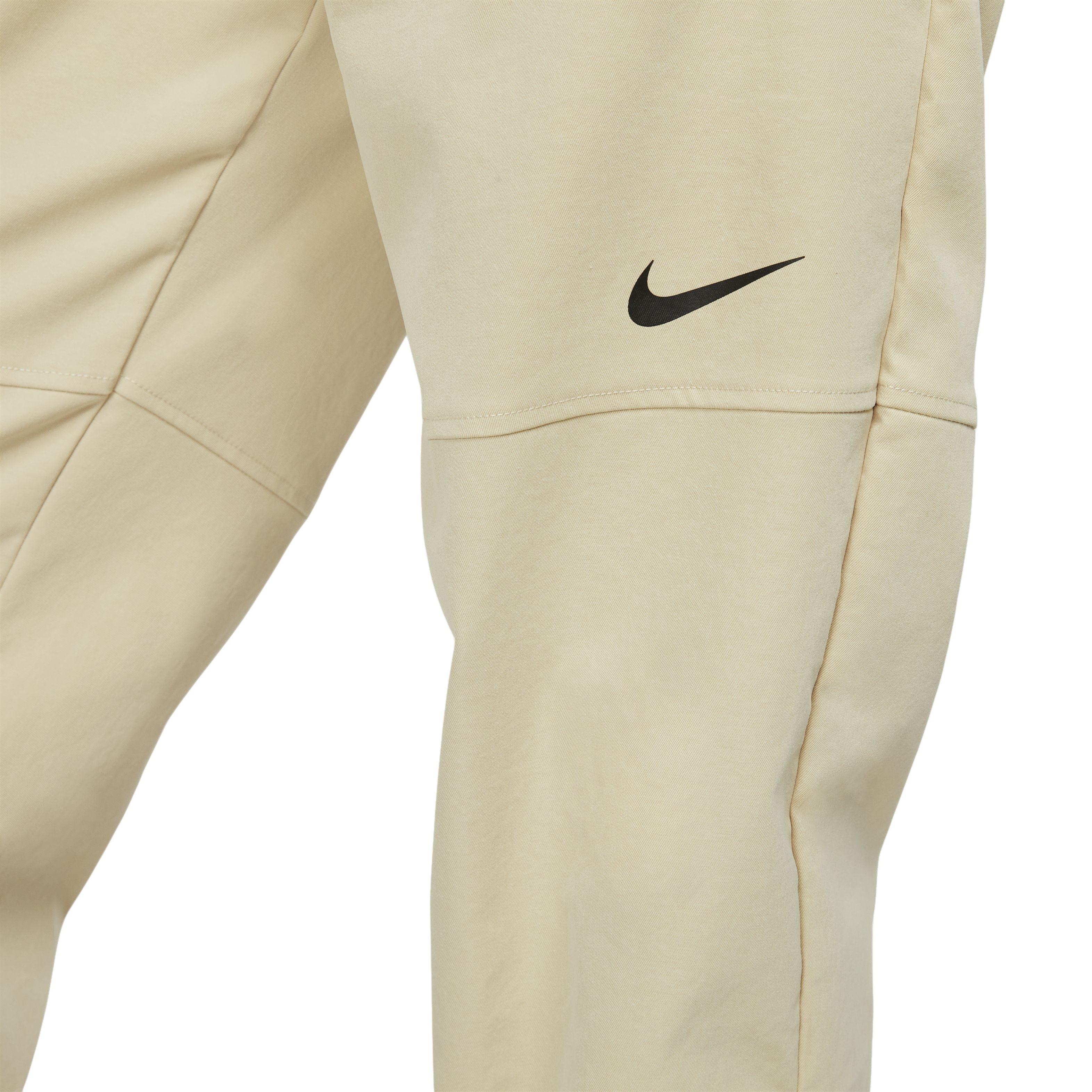 Nike Women's Sportswear Swoosh Woven Pants - GOLD Thumbnail View 5