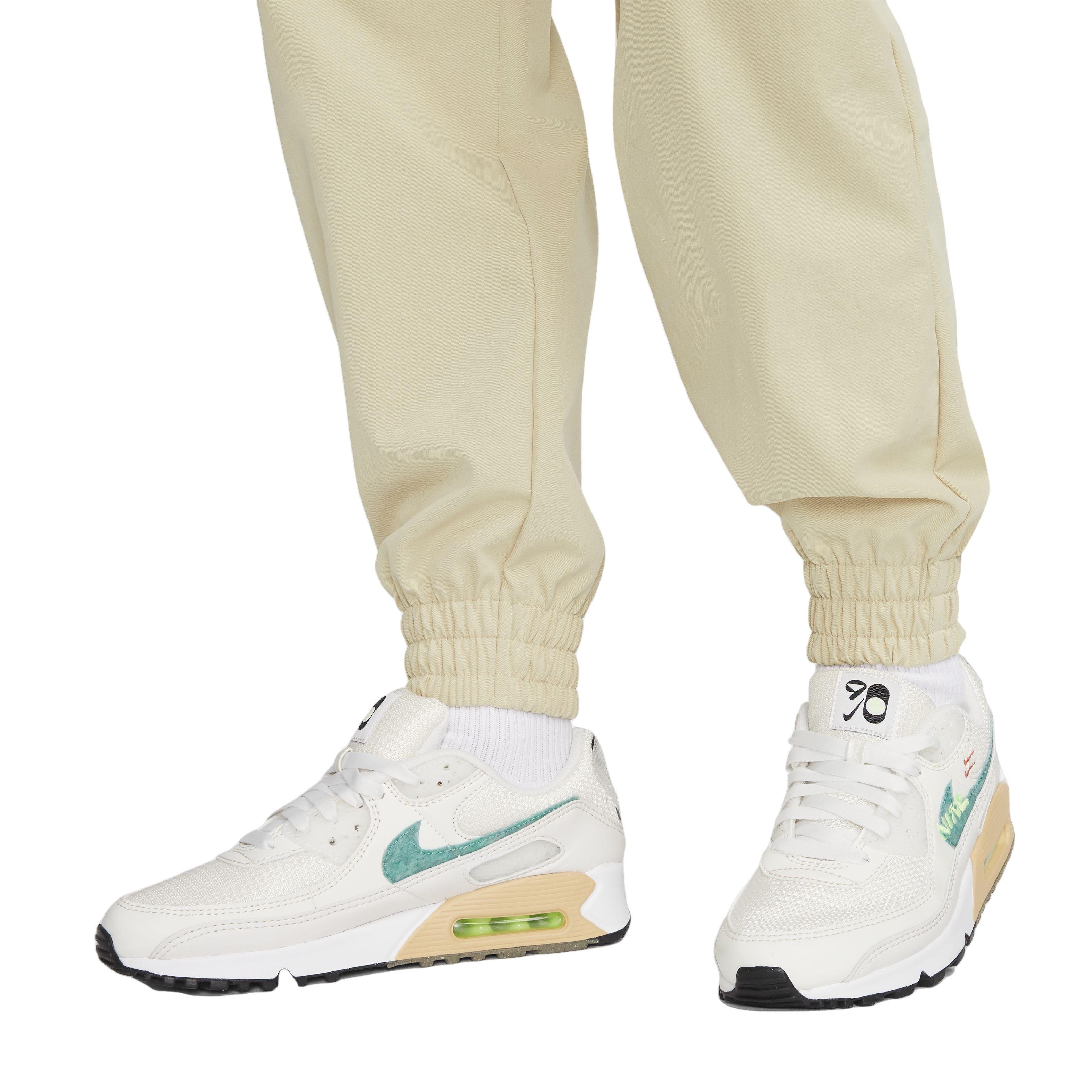 Nike Women's Sportswear Swoosh Woven Pants - GOLD Thumbnail View 6