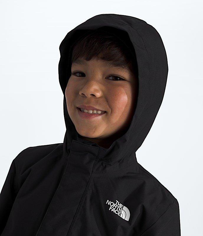 The North Face Warm Antora Little Boys' Black Rain Jacket