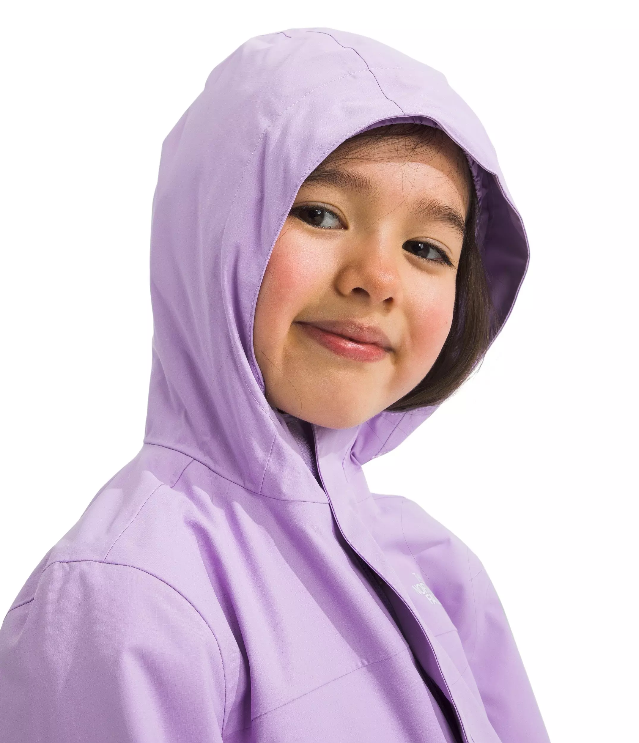 The North Face Little Girls' Antora Rain Jacket - Purple - PURPLE
