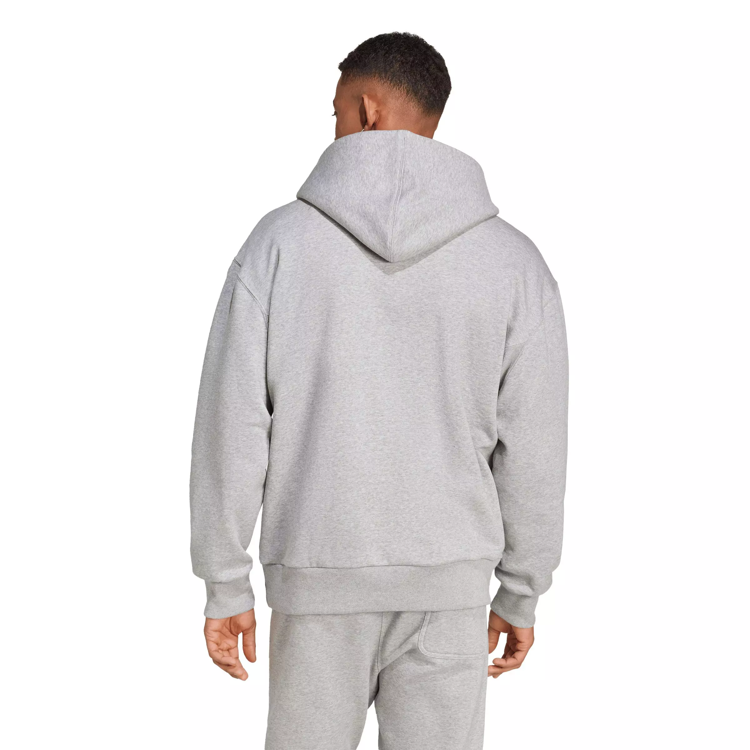 adidas Men's ALL SZN Fleece Hoodie - Grey - GREY