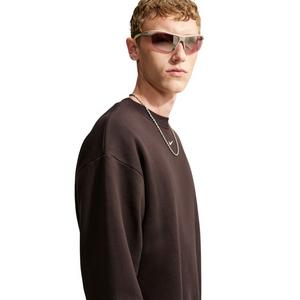 Nike Men's Solo Fleece Crew-Neck Sweatshirt - Brown - BROWN
