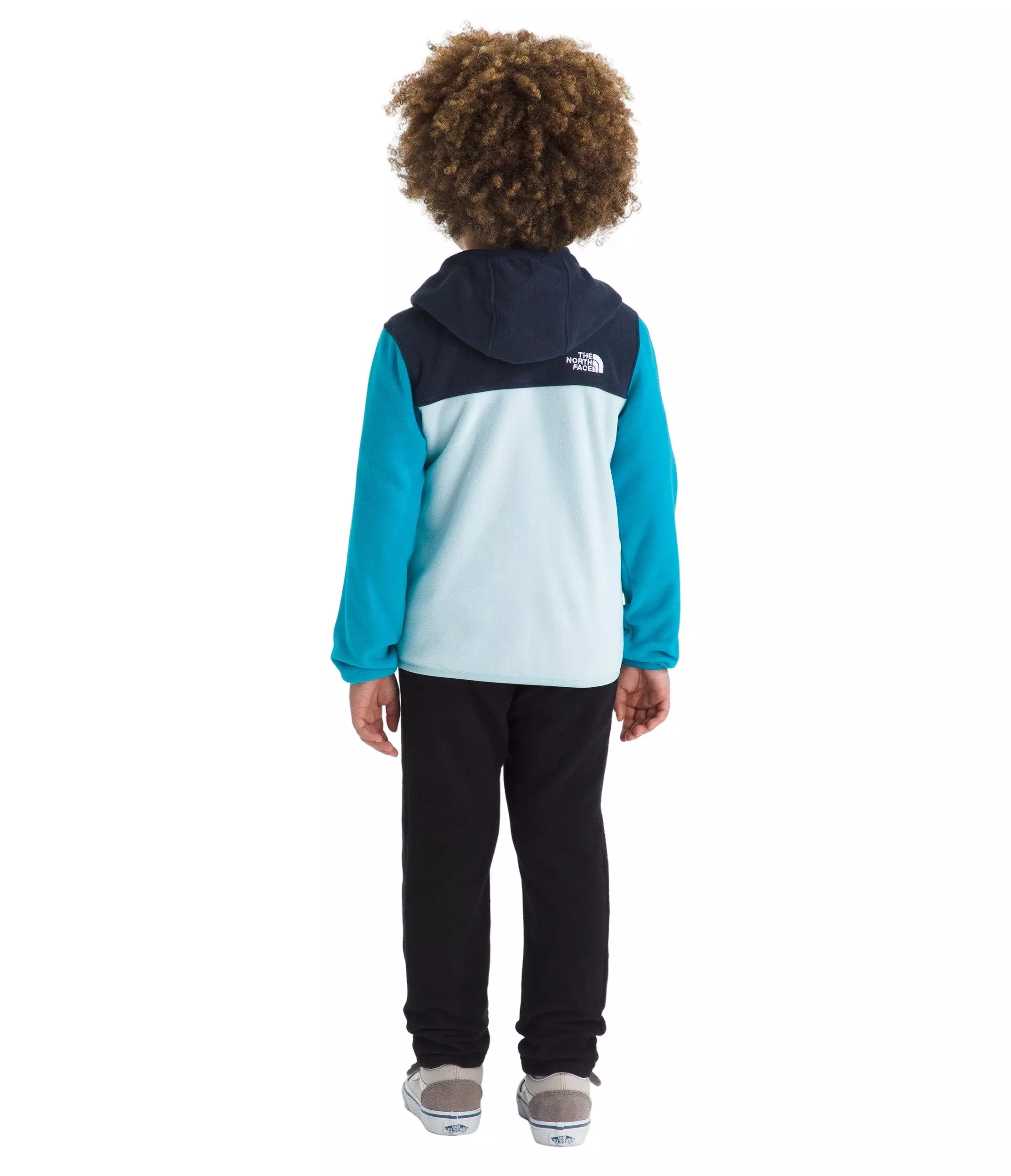 The North Face Little Kids' Glacier Full Zip Hooded Jacket - Navy - NAVY