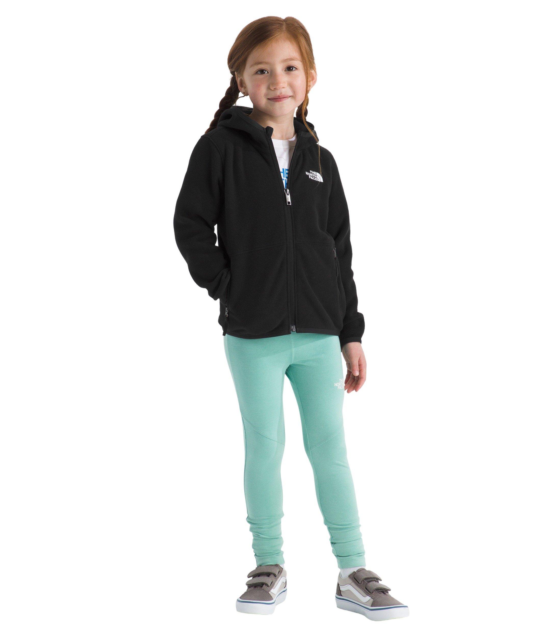 The North Face Glacier Full Zip Little Kids' Black Hooded Jacket