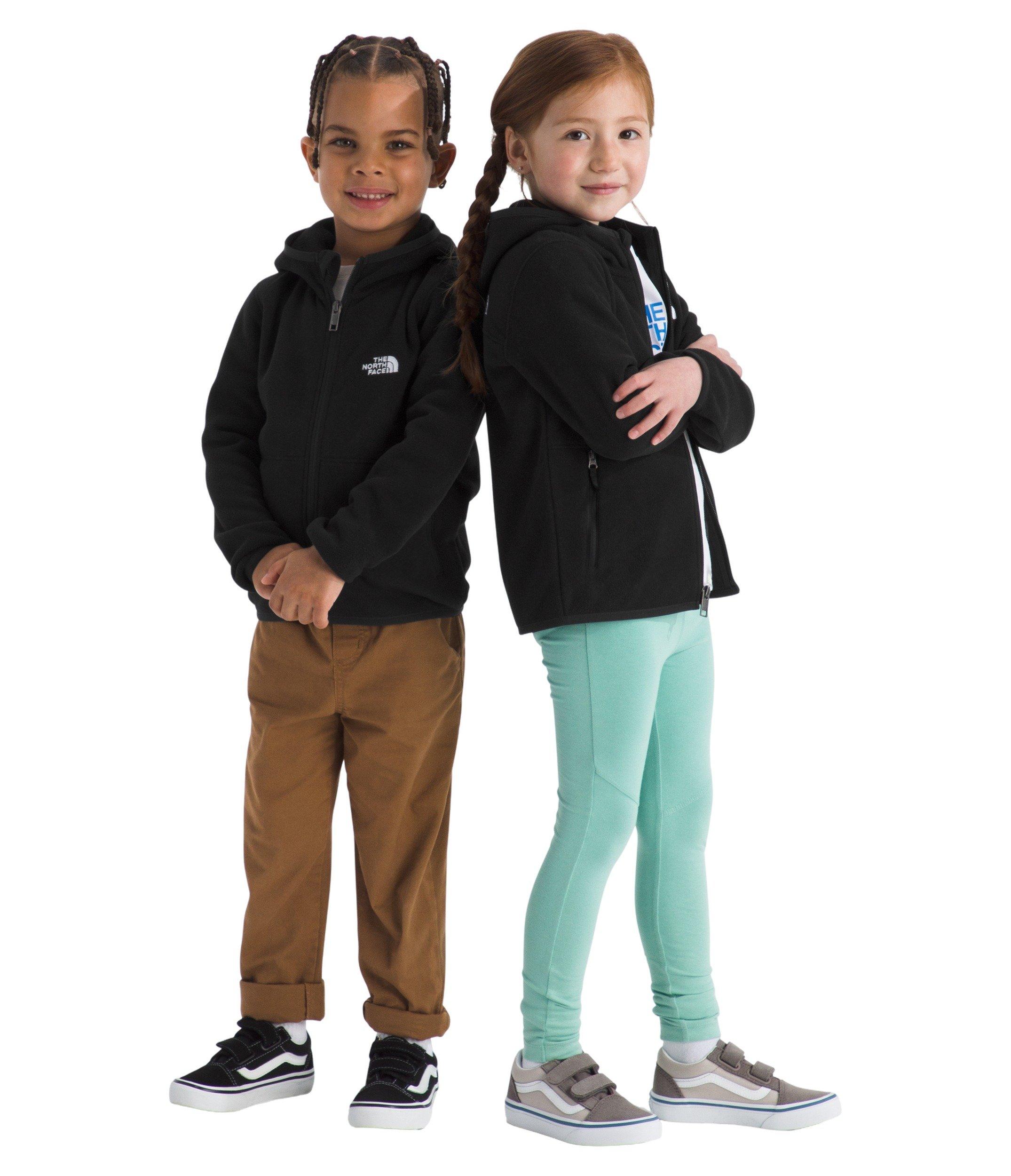The North Face Glacier Full Zip Little Kids' Black Hooded Jacket