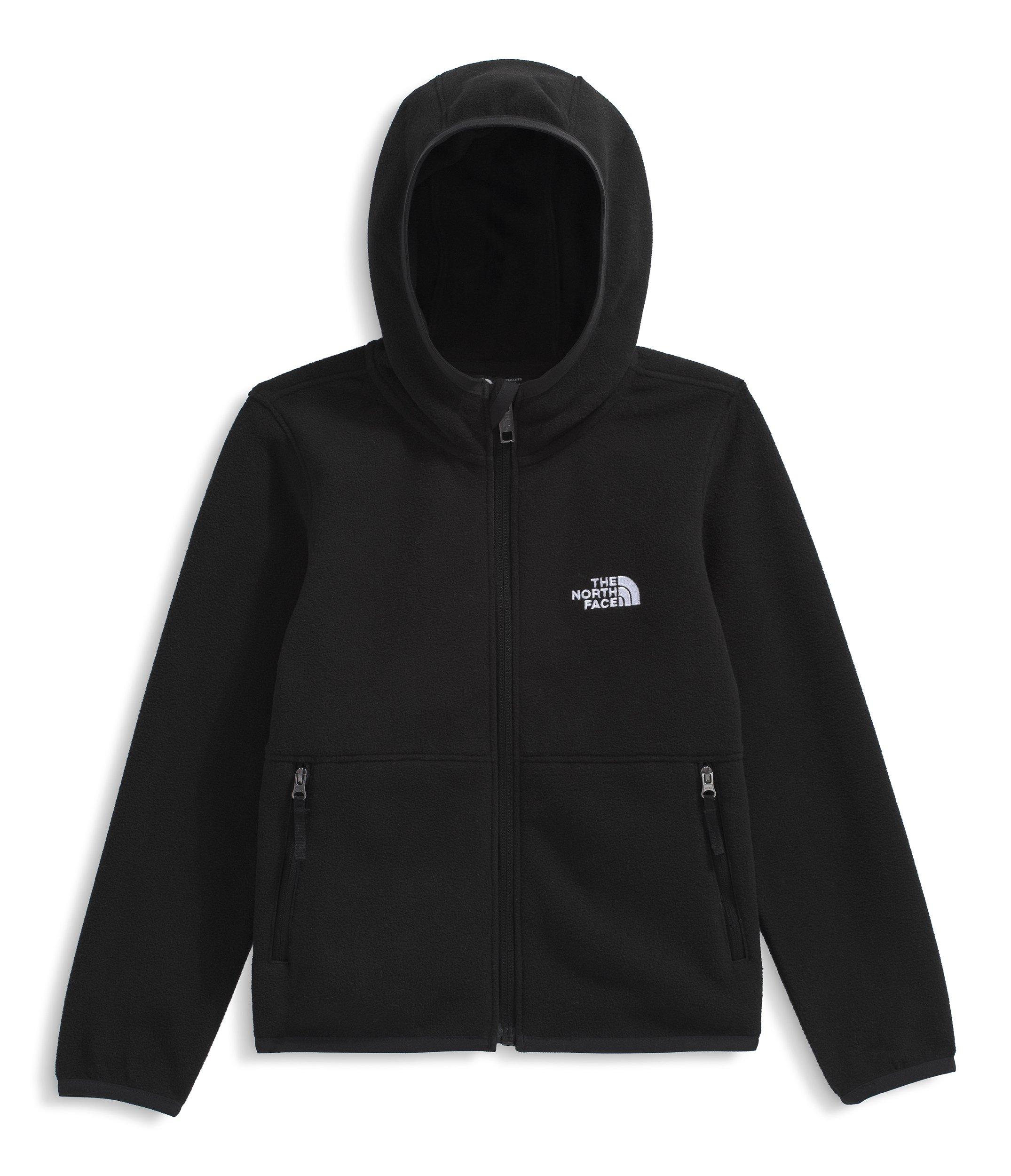 The North Face Glacier Full Zip Little Kids' Black Hooded Jacket