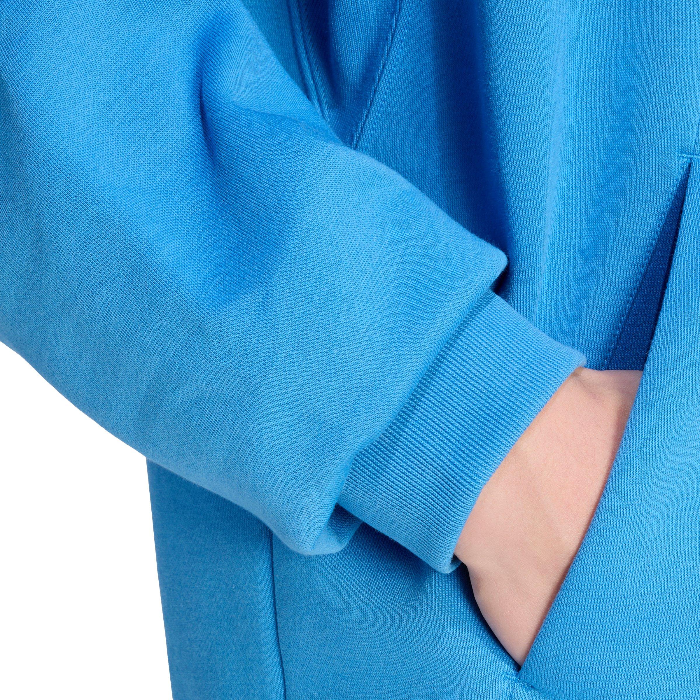 adidas Men's ALL SZN Fleece Hoodie - Blue - BLUE Thumbnail View 4