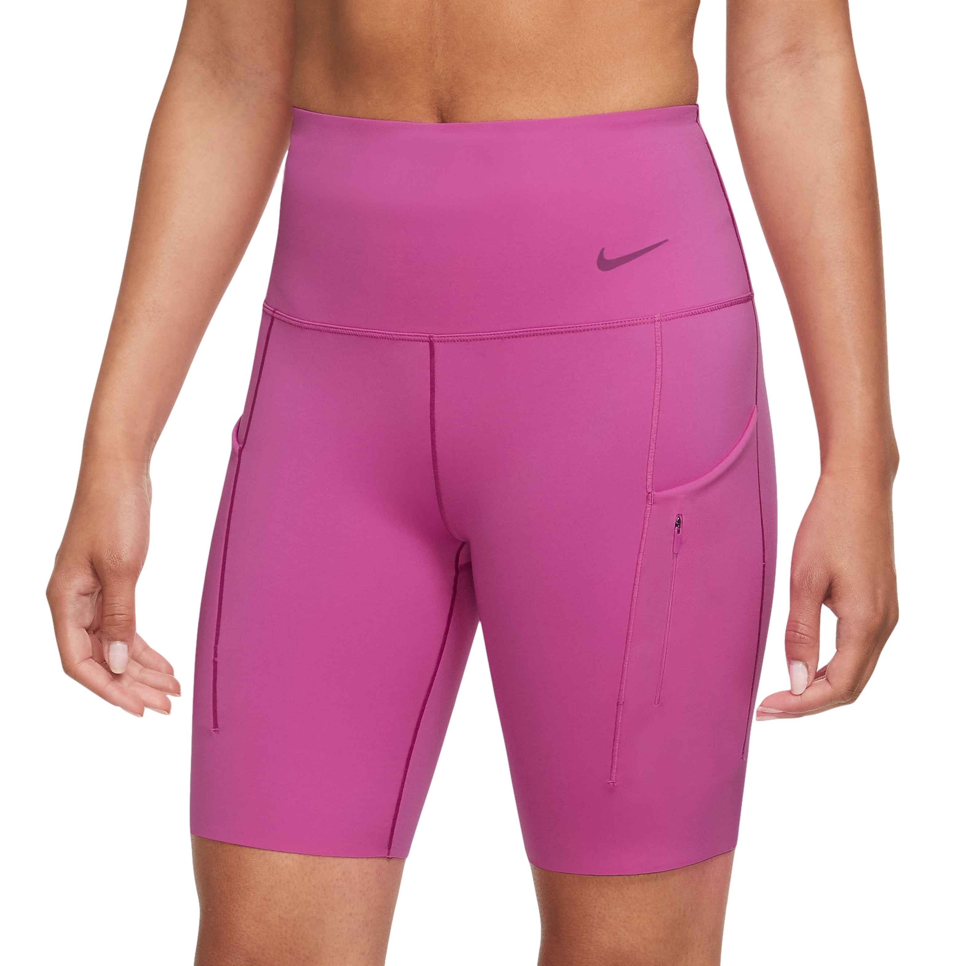 Pink biker sale shorts nike