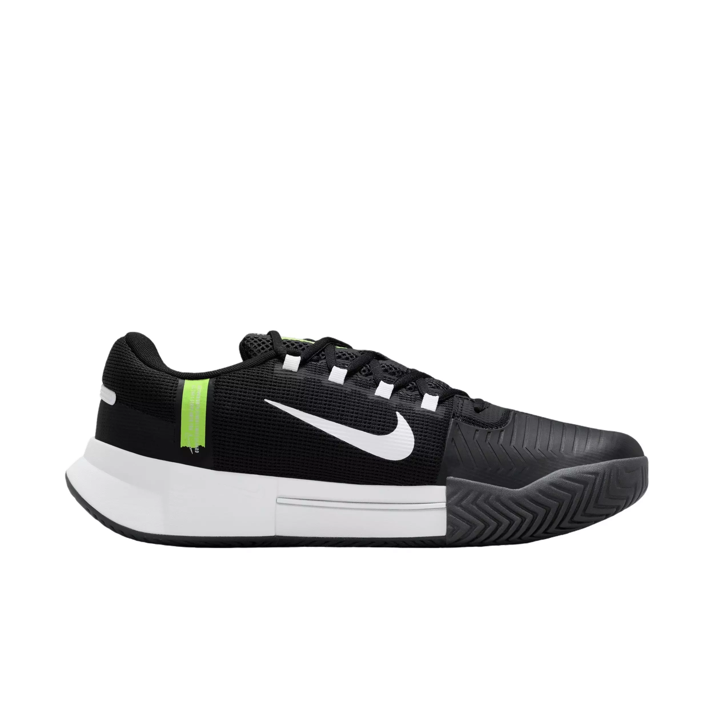 Nike Zoom GP Challenge 1 "Black/Black/White" Men's HC Tennis Shoe - BLACK/BLACK/WHITE