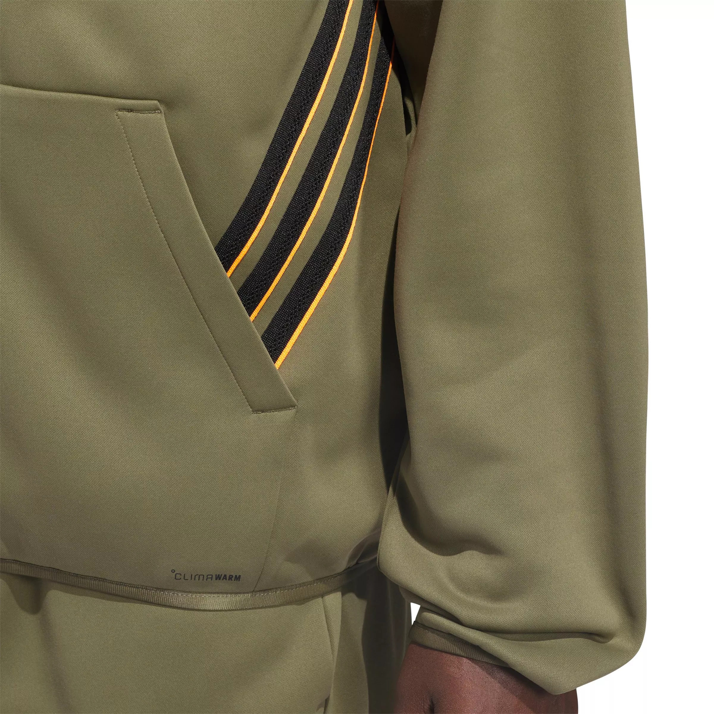 adidas Men's Crazy Warm Full Zip Hooded Jacket - Olive - OLIVE