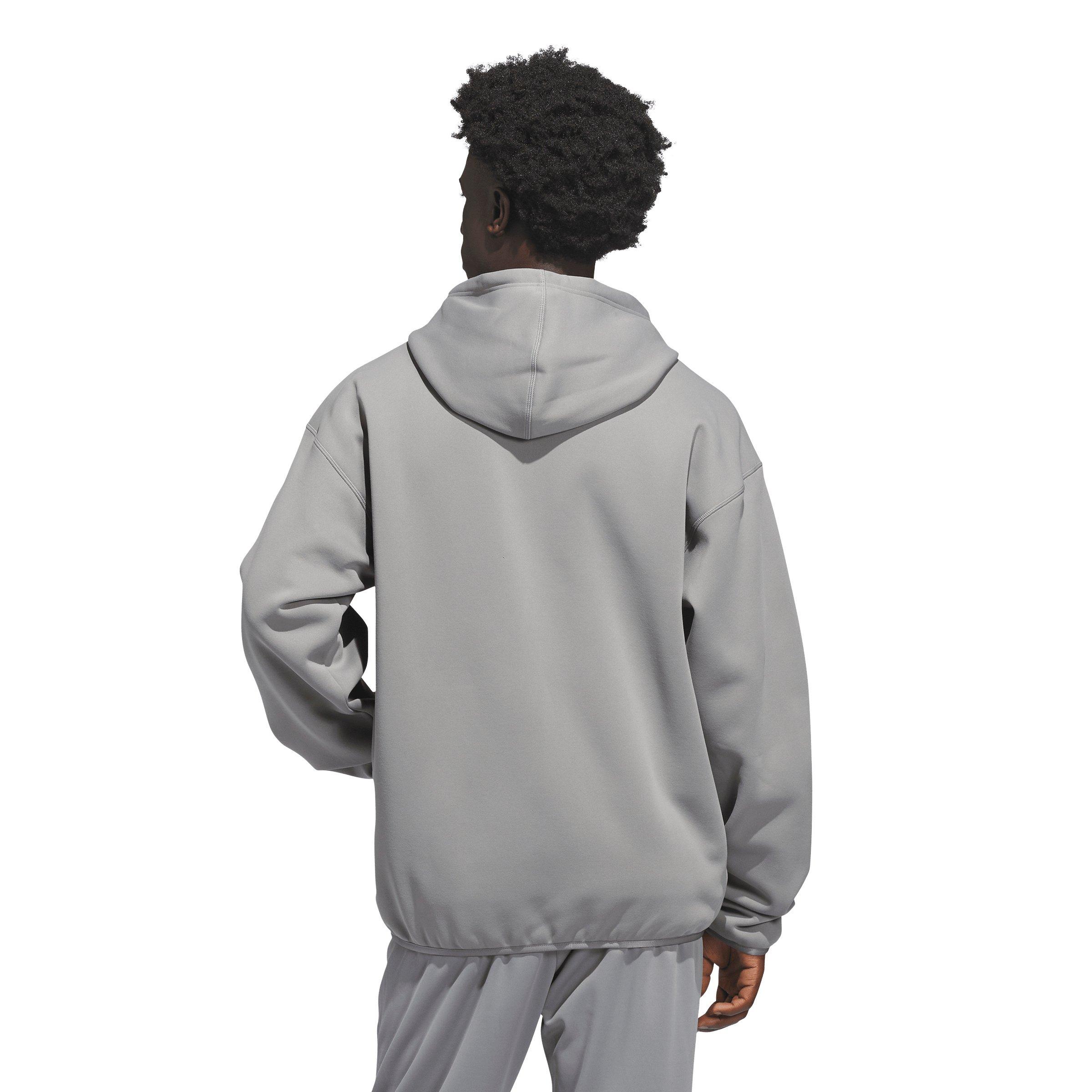 adidas Men's Crazy Warm Full Zip Hooded Jacket - Grey/Black - GREY/BLACK Thumbnail View 2