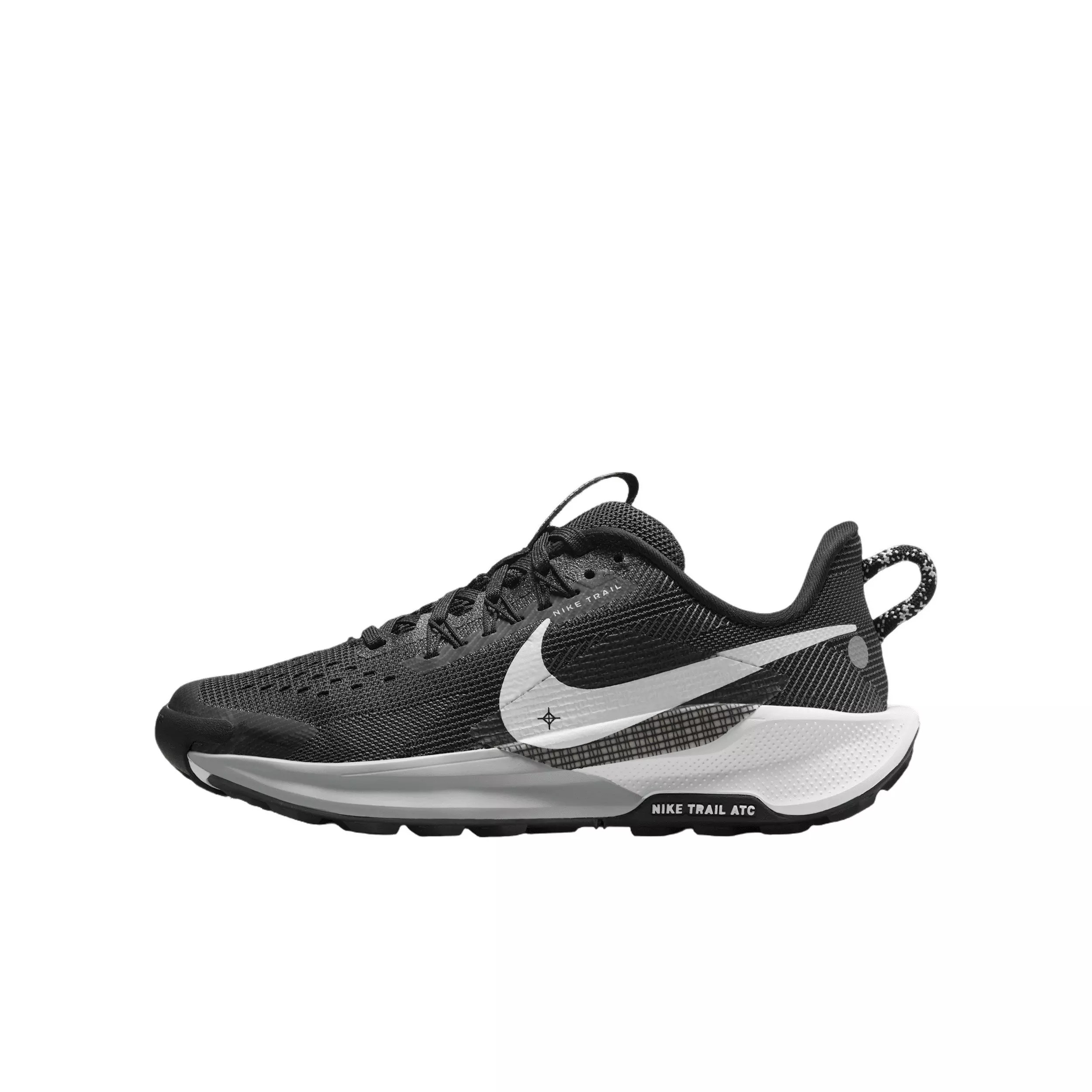 Nike Pegasus Trail 5 "Black/Anthracite/Wolf Grey/White" Grade School Boys' Trail Running Shoe - BLACK/ANTHRACITE/GREY/WHITE