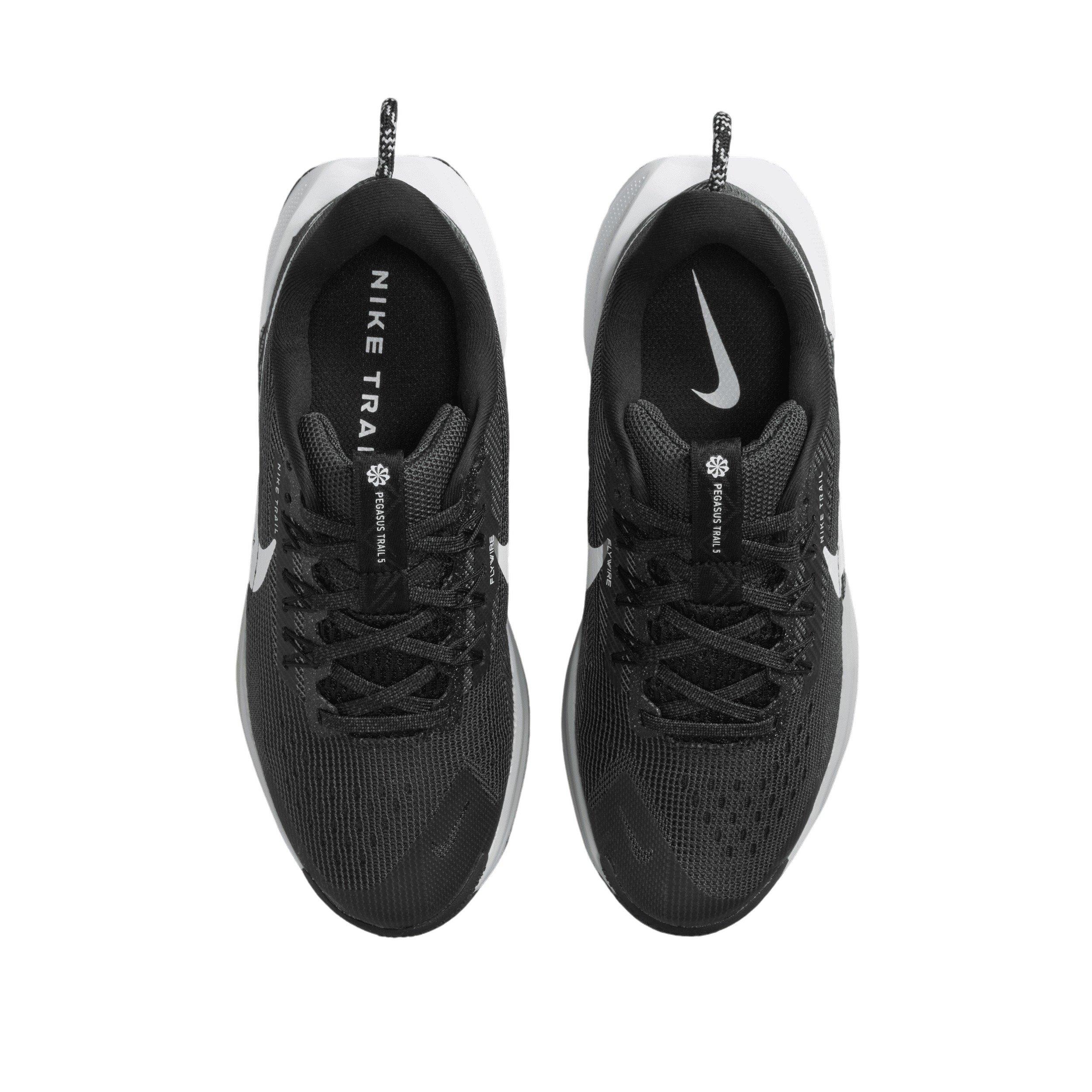 Nike Pegasus Trail 5 Grade School Boys' "Black/Anthracite/Wolf Grey/White" Trail Running Shoe