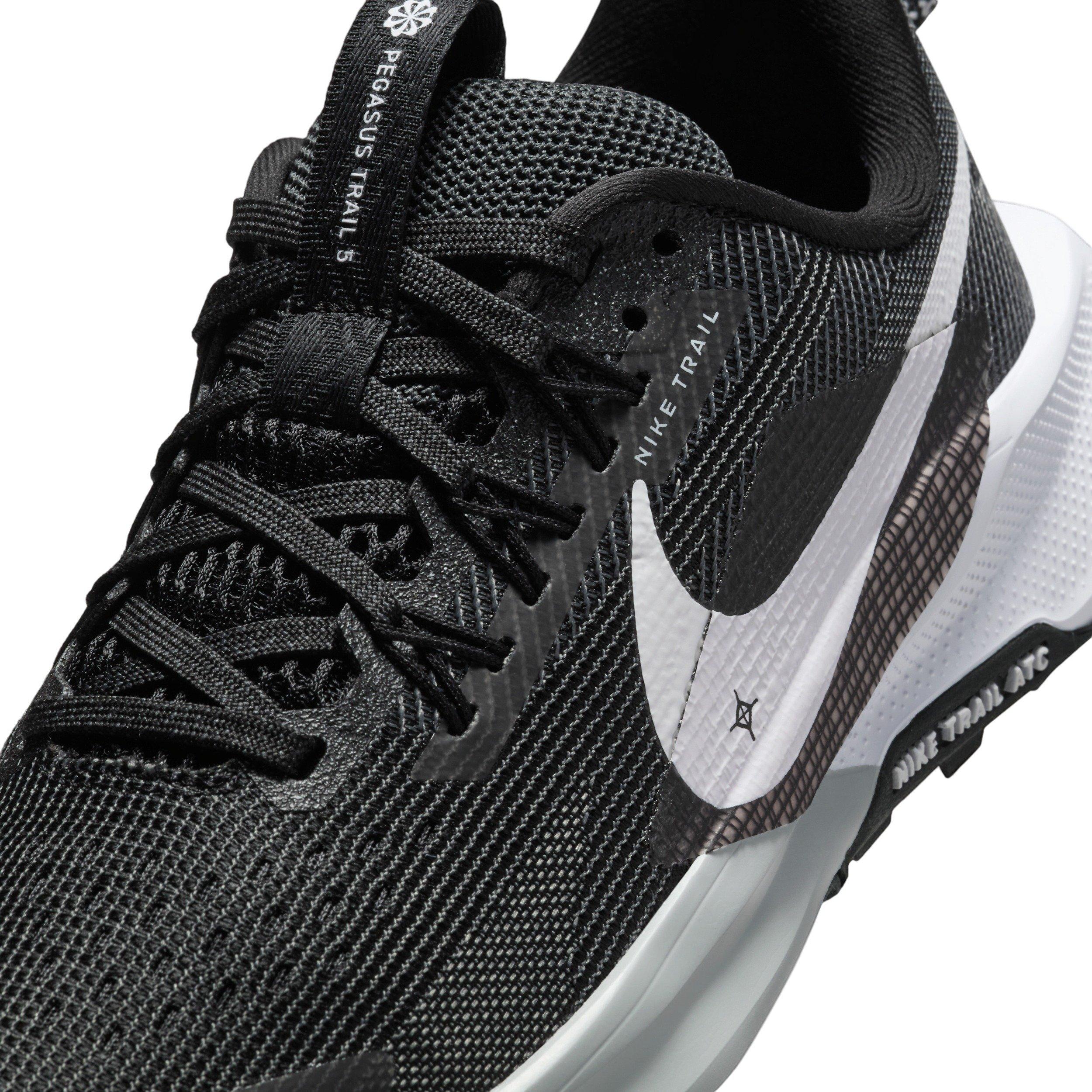 Nike Pegasus Trail 5 Grade School Boys' "Black/Anthracite/Wolf Grey/White" Trail Running Shoe
