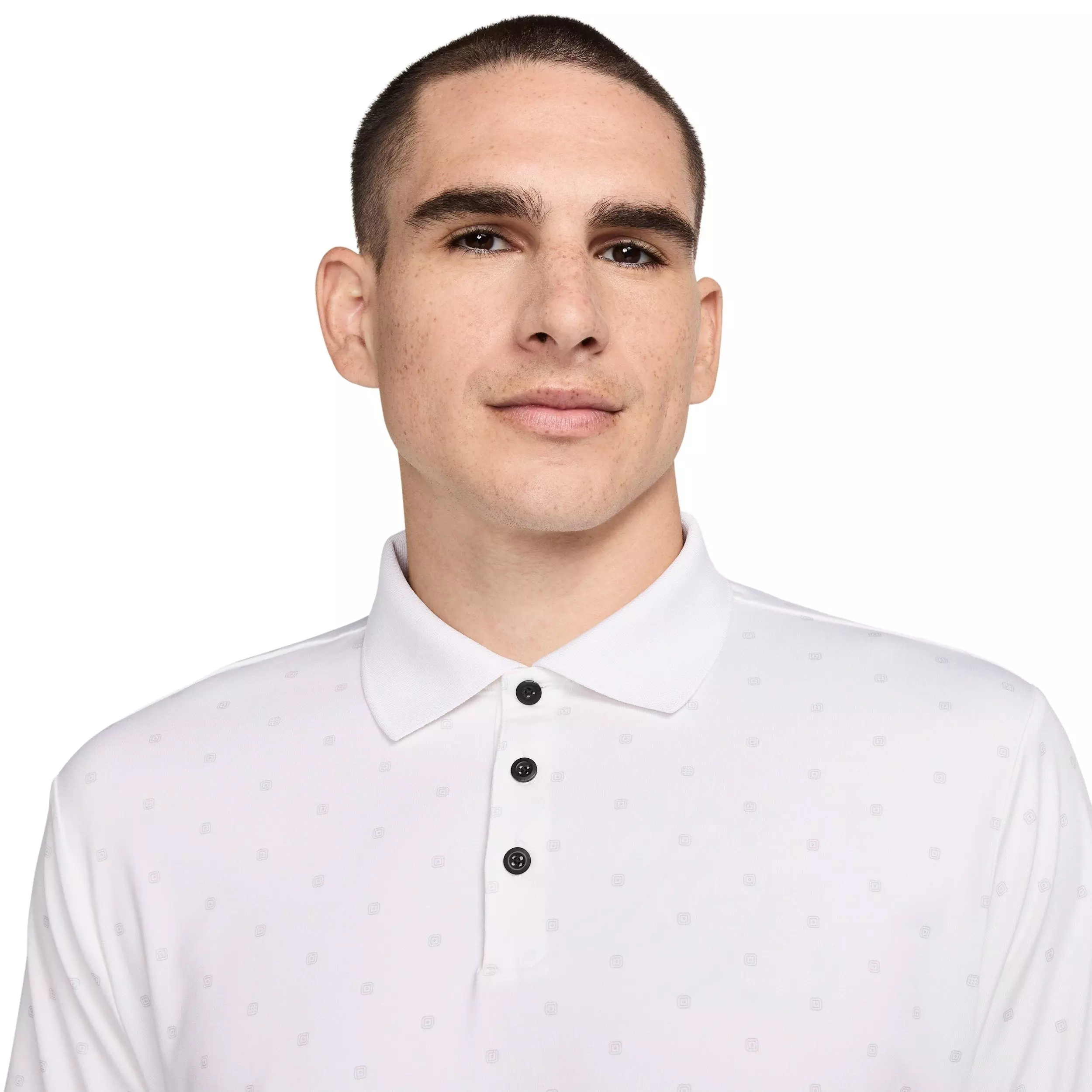 Nike Tour Dri-Fit Men's Golf Polo-White - WHITE