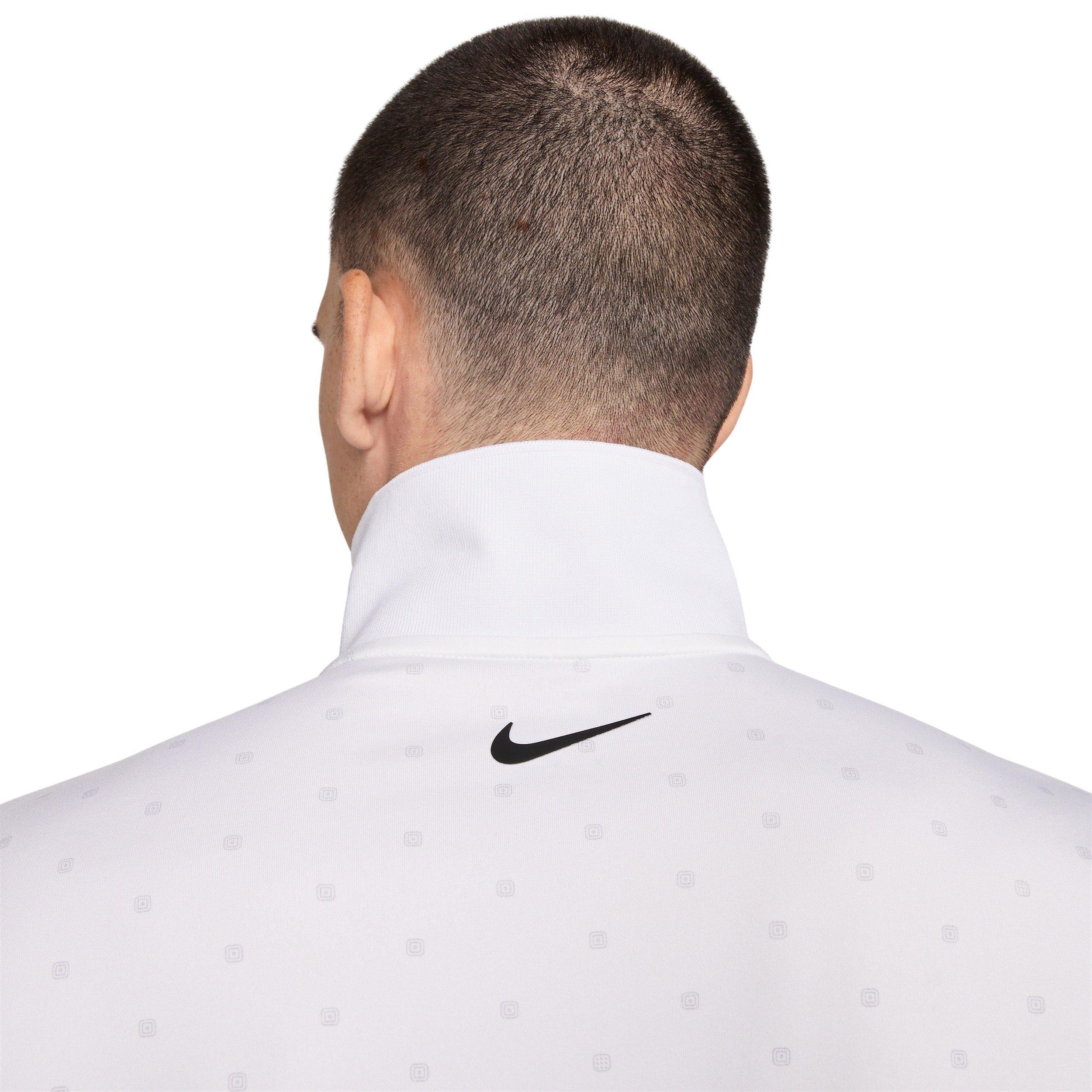 Nike Tour Dri-Fit Men's Golf Polo-White - WHITE Thumbnail View 4