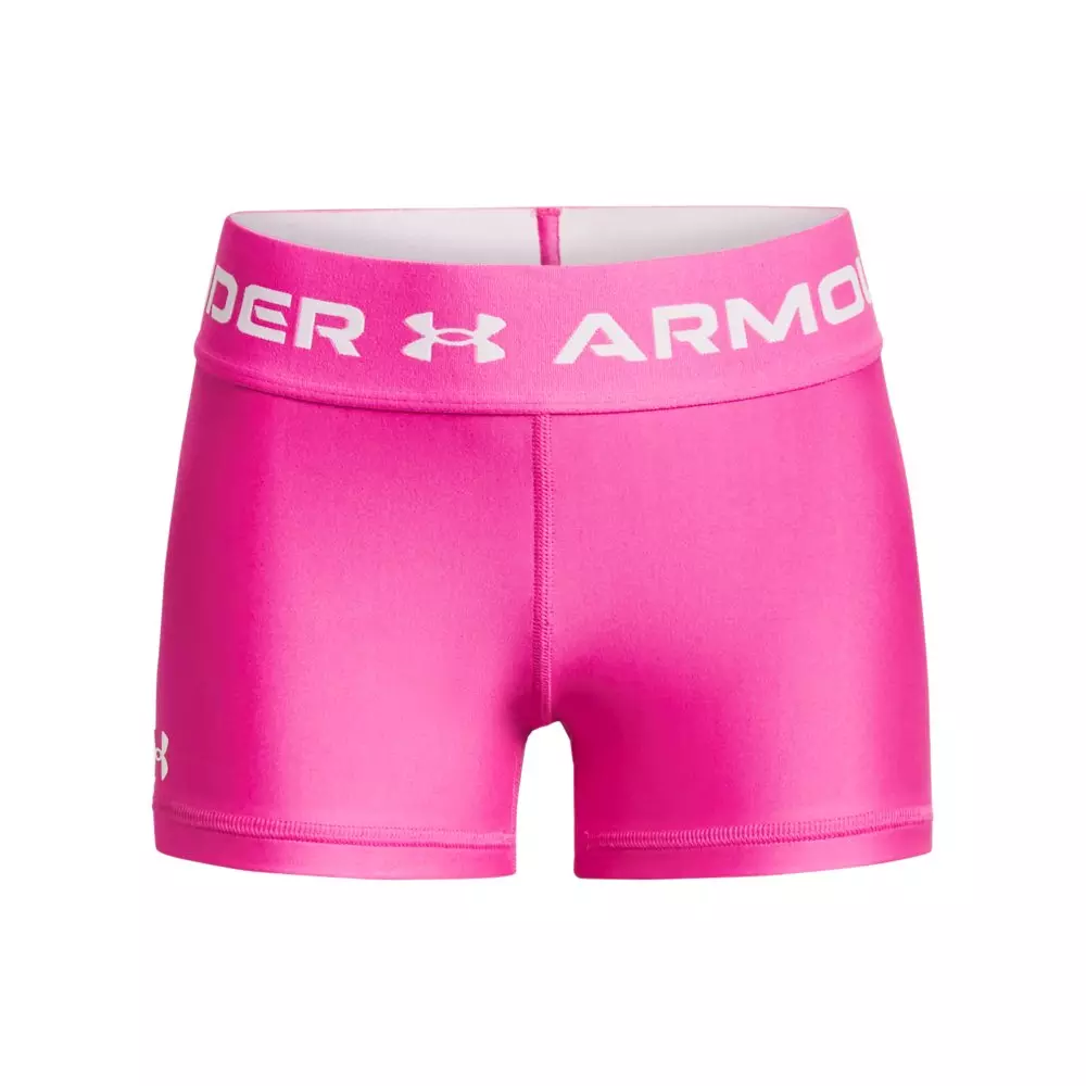 Under Armour Big Girls' HeatGear Shorty -Pink - PINK