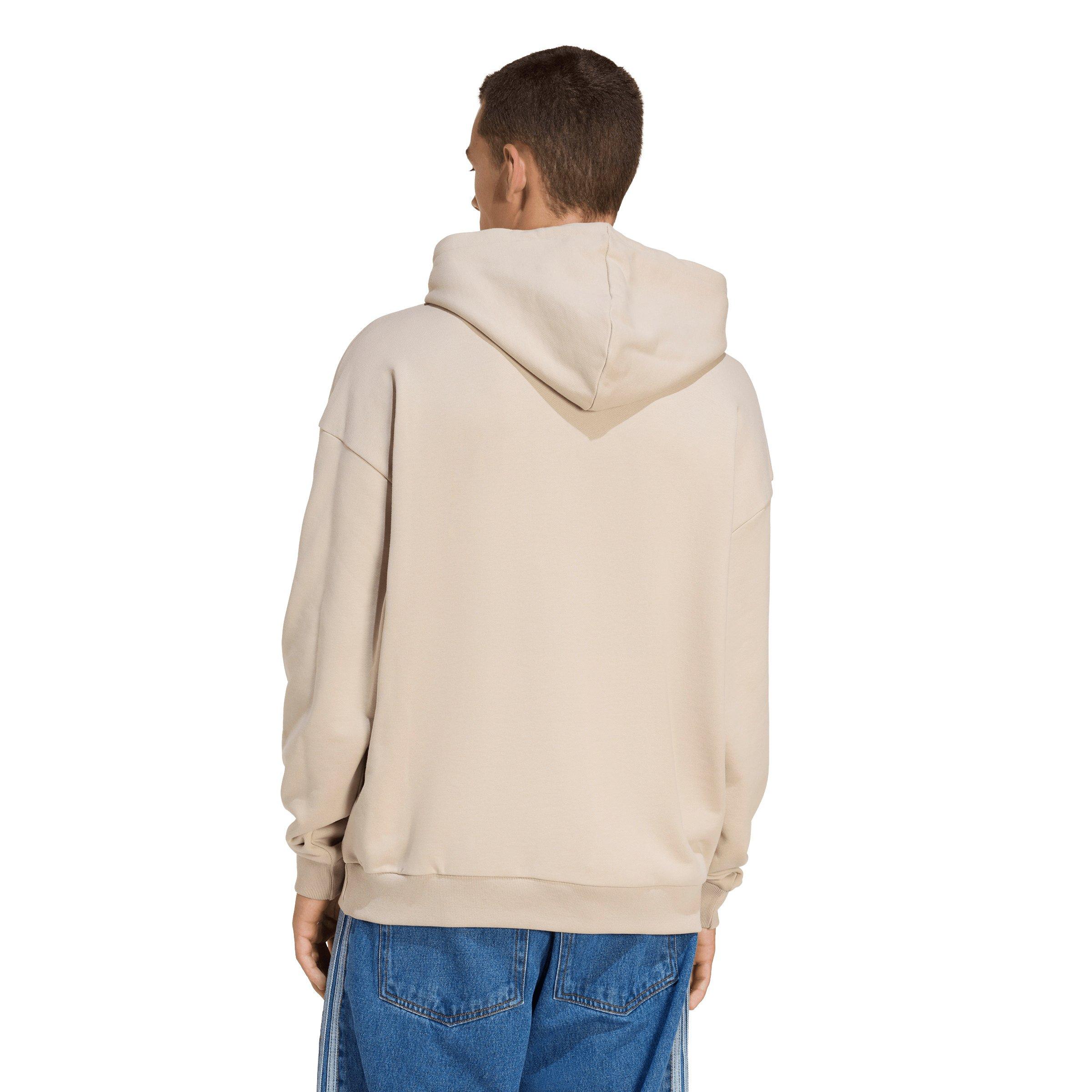 adidas Originals Men's Adicolor Trefoil Hoodie - Khaki - KHAKI Thumbnail View 2