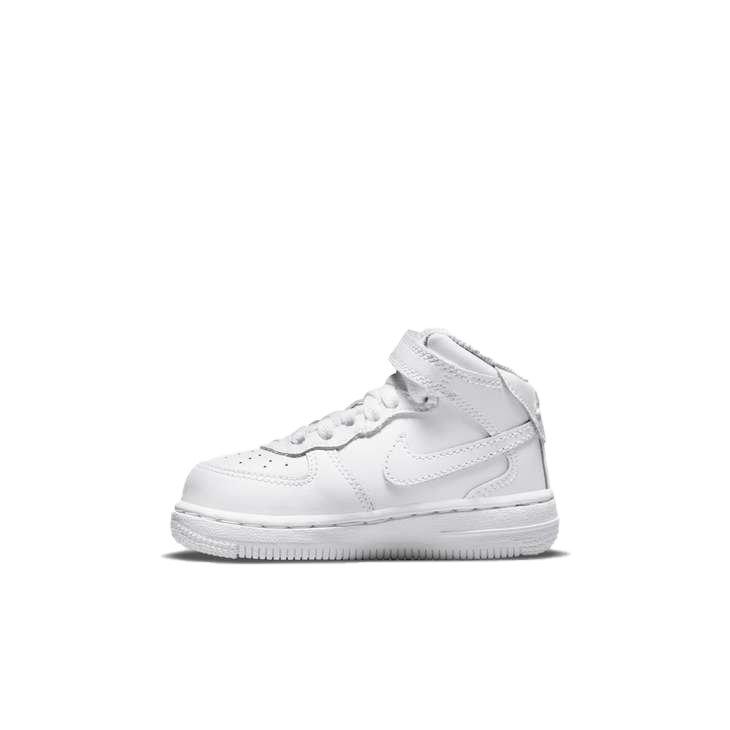 Nike Force 1 Mid LE "White" Toddler Boys' Shoe - WHITE Thumbnail View 2