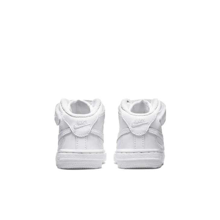 Nike Force 1 Mid LE "White" Toddler Boys' Shoe - WHITE Thumbnail View 5