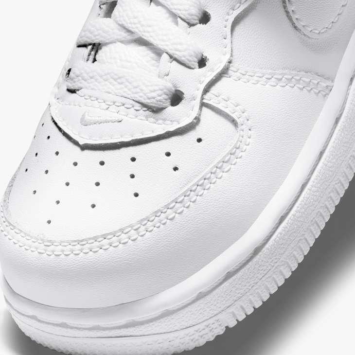 Nike Force 1 Mid LE "White" Toddler Boys' Shoe - WHITE Thumbnail View 7