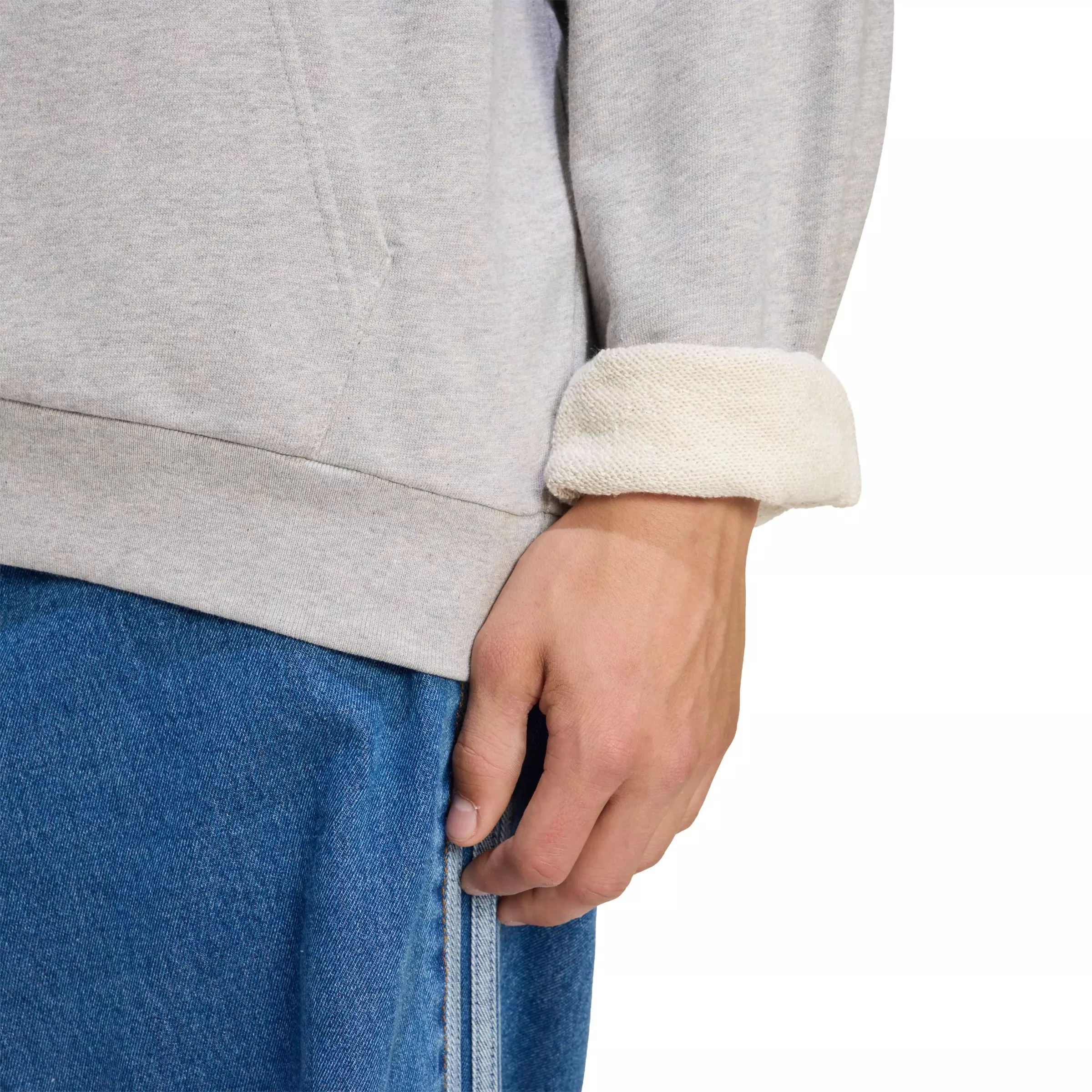 adidas Originals Men's Adicolor Trefoil Hoodie - Grey - GREY