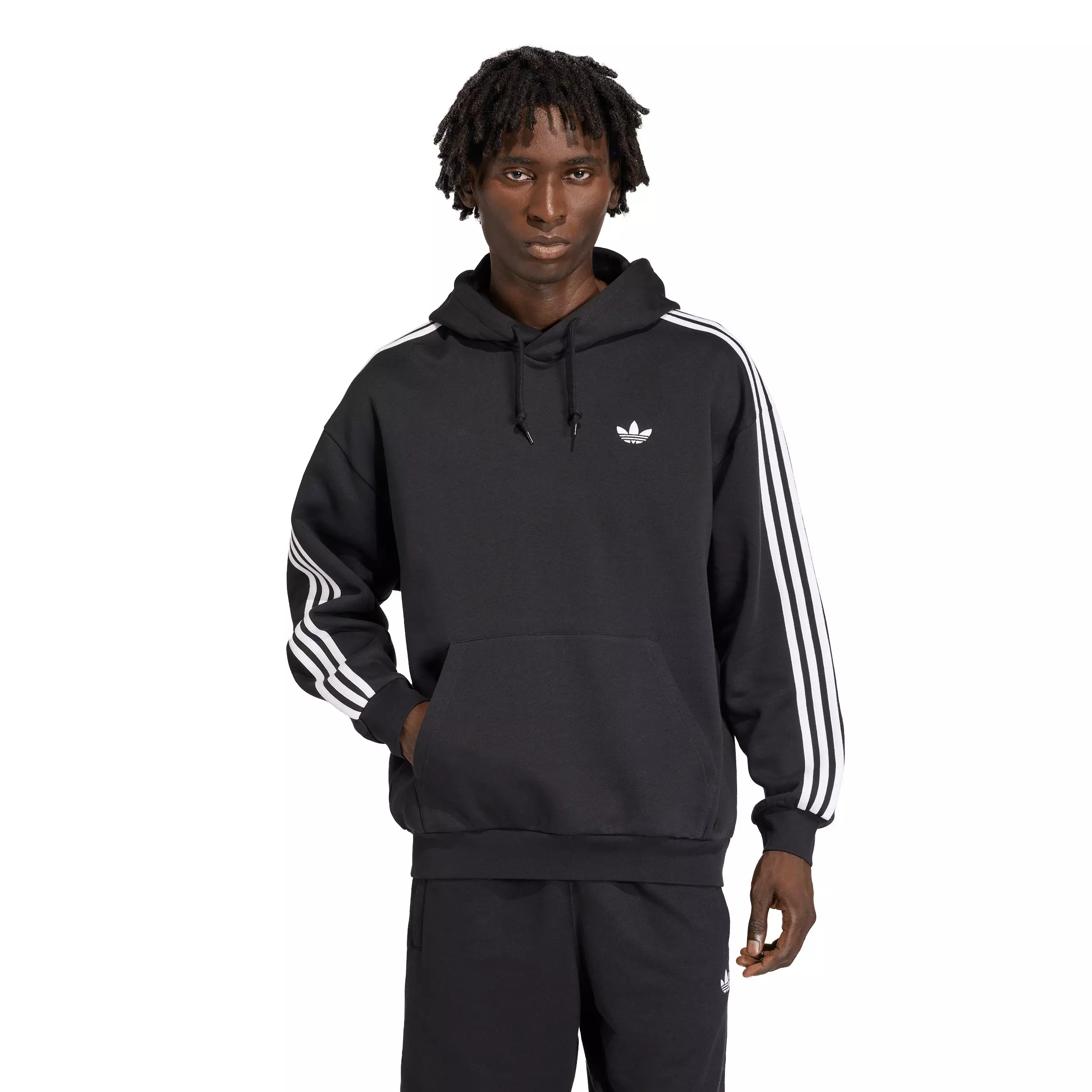 adidas Originals Men's Adicolor Classics 3-Stripes Hoodie - Black - BLACK