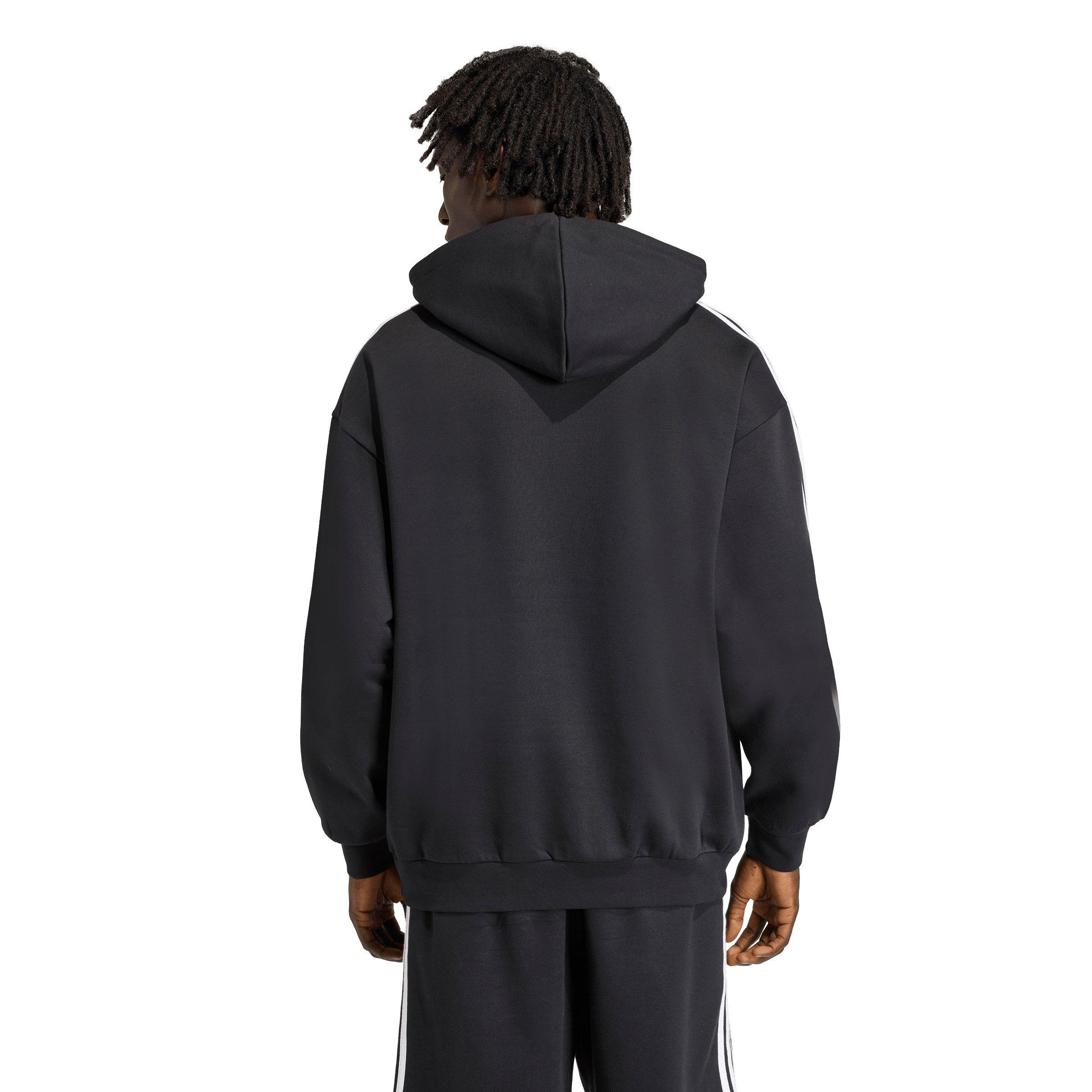 adidas Originals Men's Adicolor Classics 3-Stripes Hoodie - Black - BLACK Thumbnail View 2