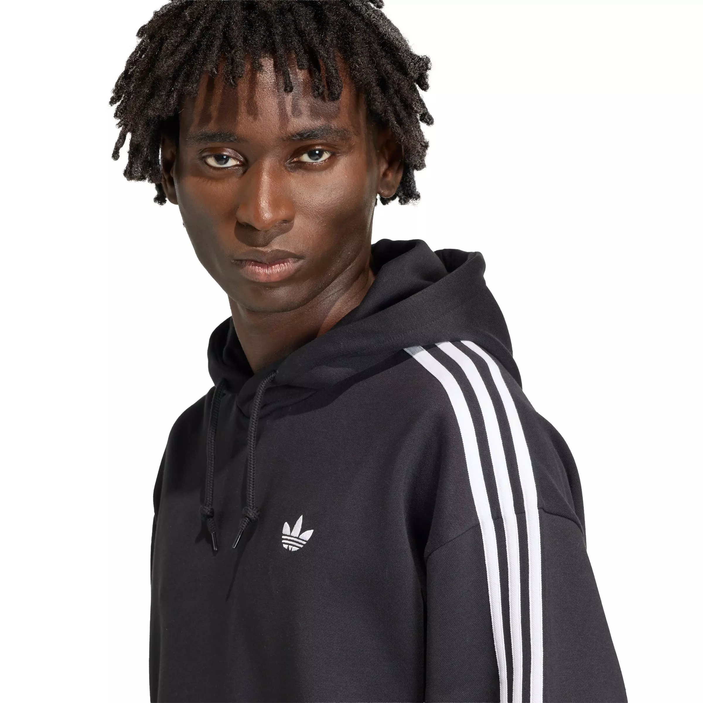 adidas Originals Men's Adicolor Classics 3-Stripes Hoodie - Black - BLACK