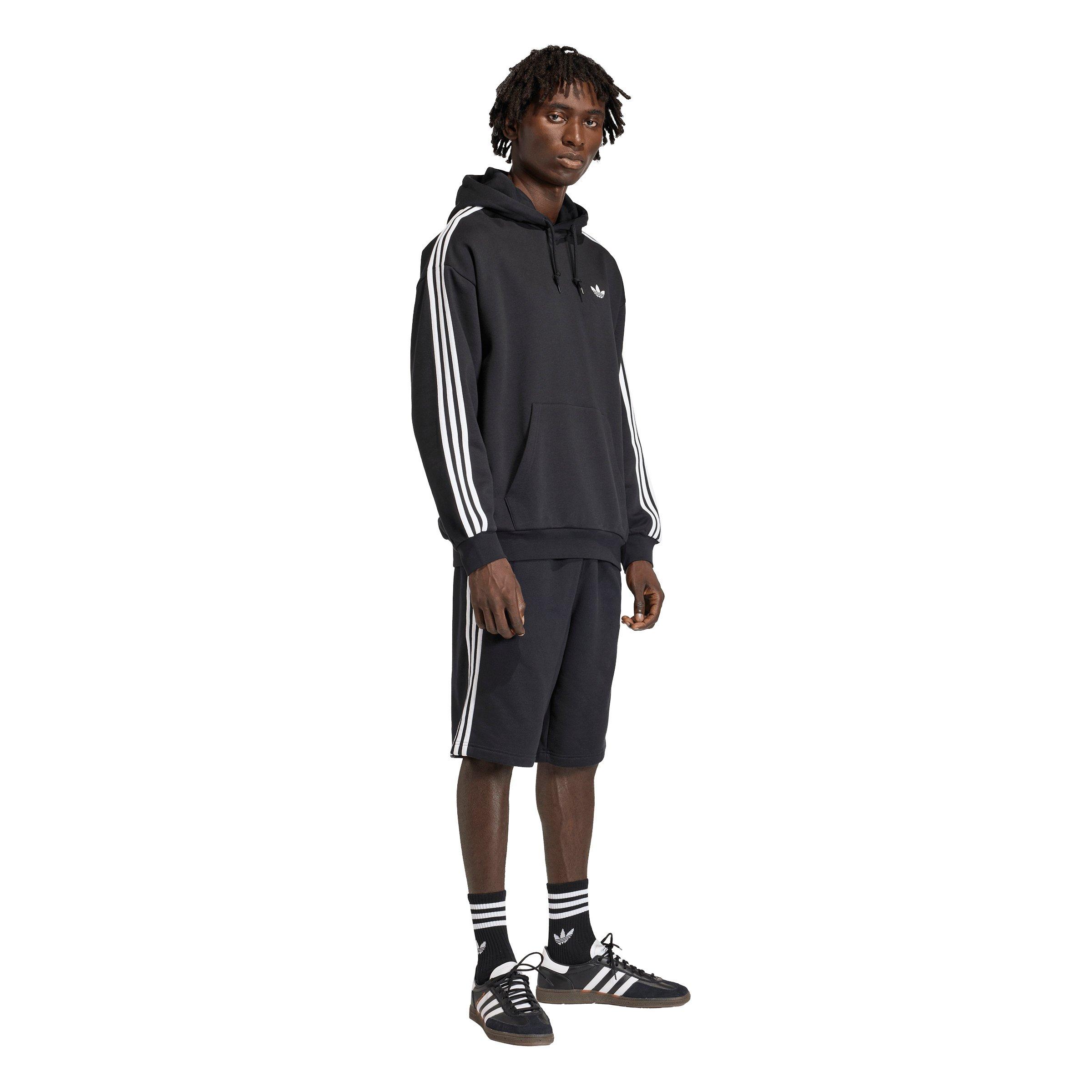 adidas Originals Men's Adicolor Classics 3-Stripes Hoodie - Black - BLACK Thumbnail View 5