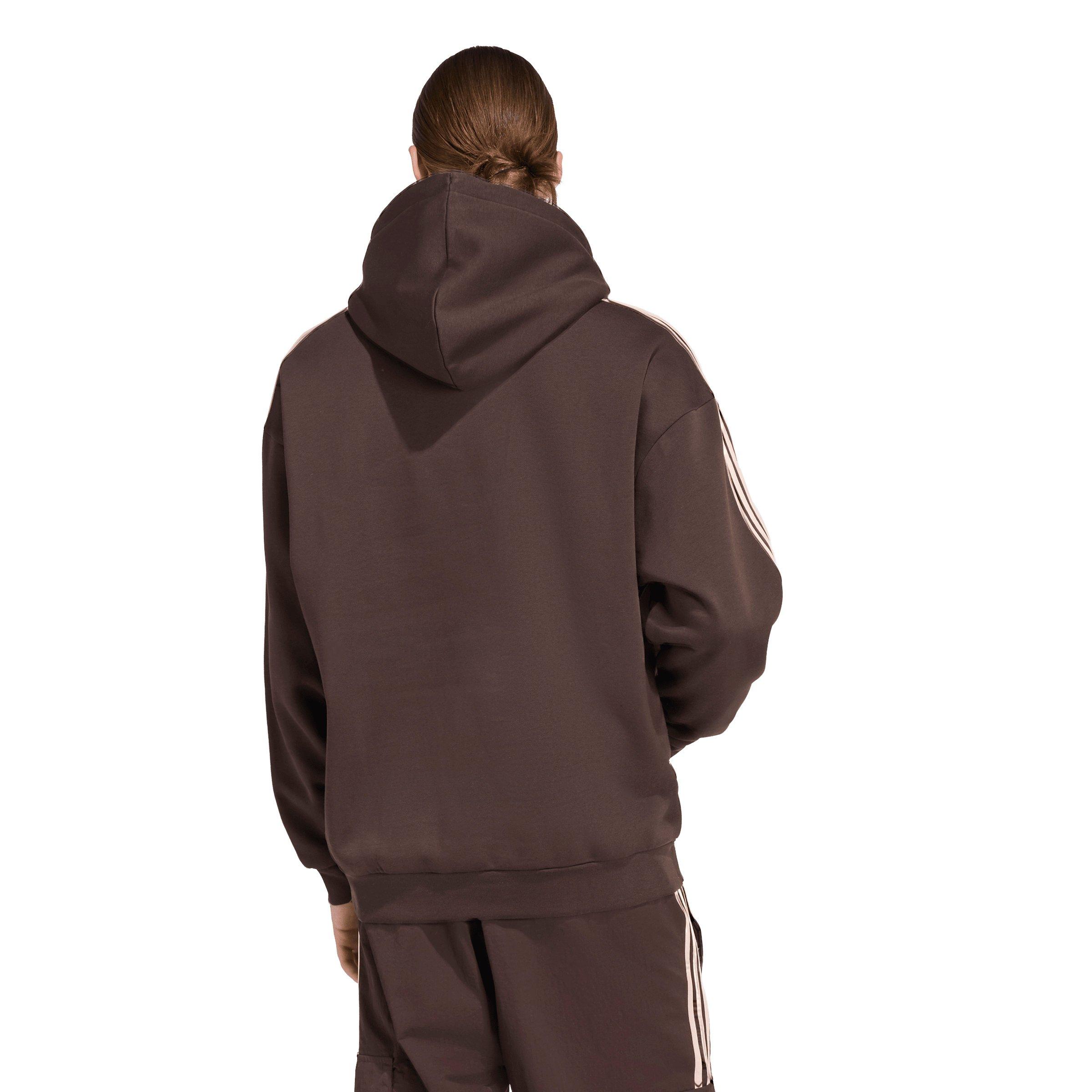 adidas Originals Men's Adicolor Classics 3-Stripes Hoodie - Brown - BROWN Thumbnail View 2