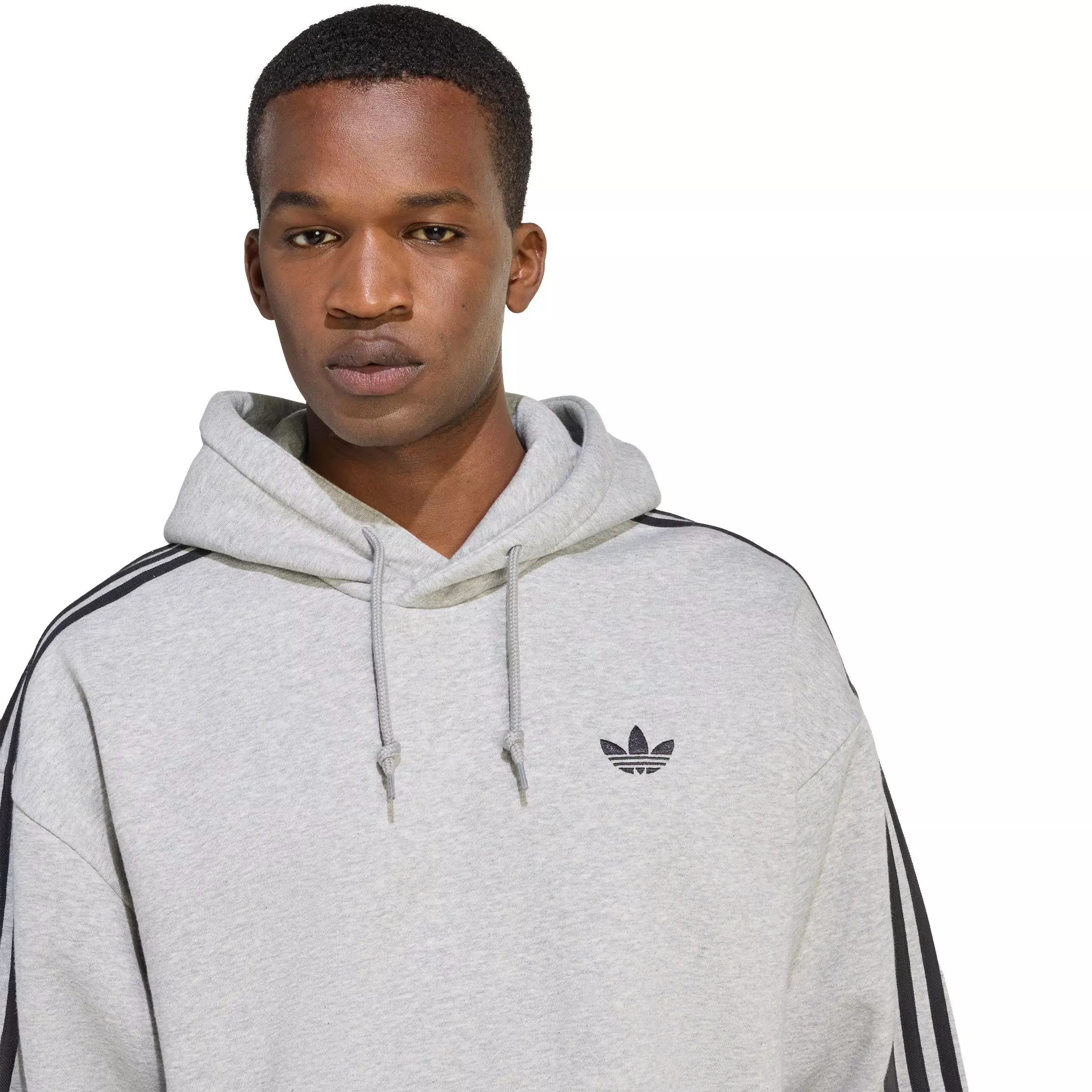adidas Originals Men's Adicolor Classics 3-Stripes Hoodie - Grey - GREY