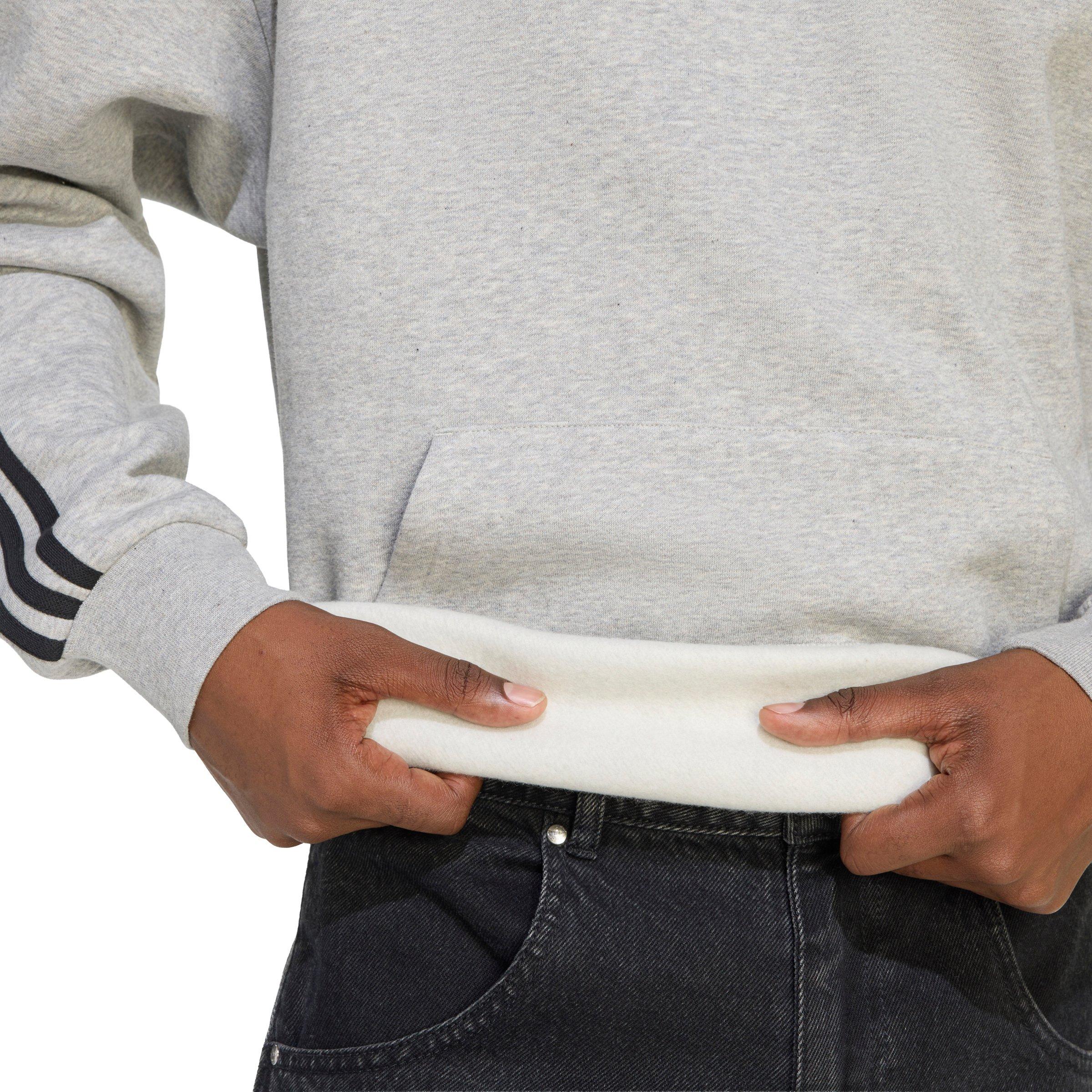 adidas Originals Men's Adicolor Classics 3-Stripes Hoodie - Grey - GREY Thumbnail View 4