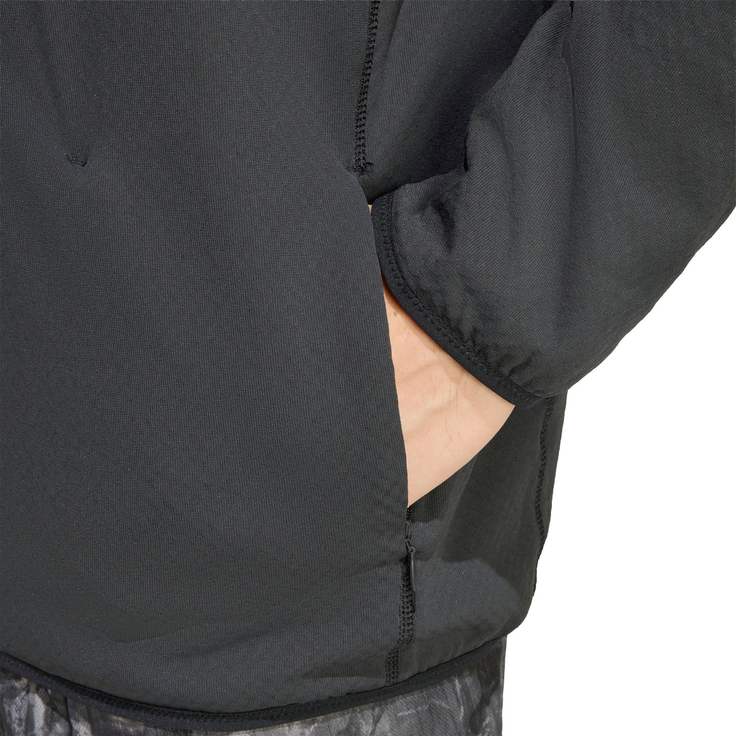 adidas Men's adi365 Fuzzy Knit Crew - Black - BLACK Thumbnail View 4